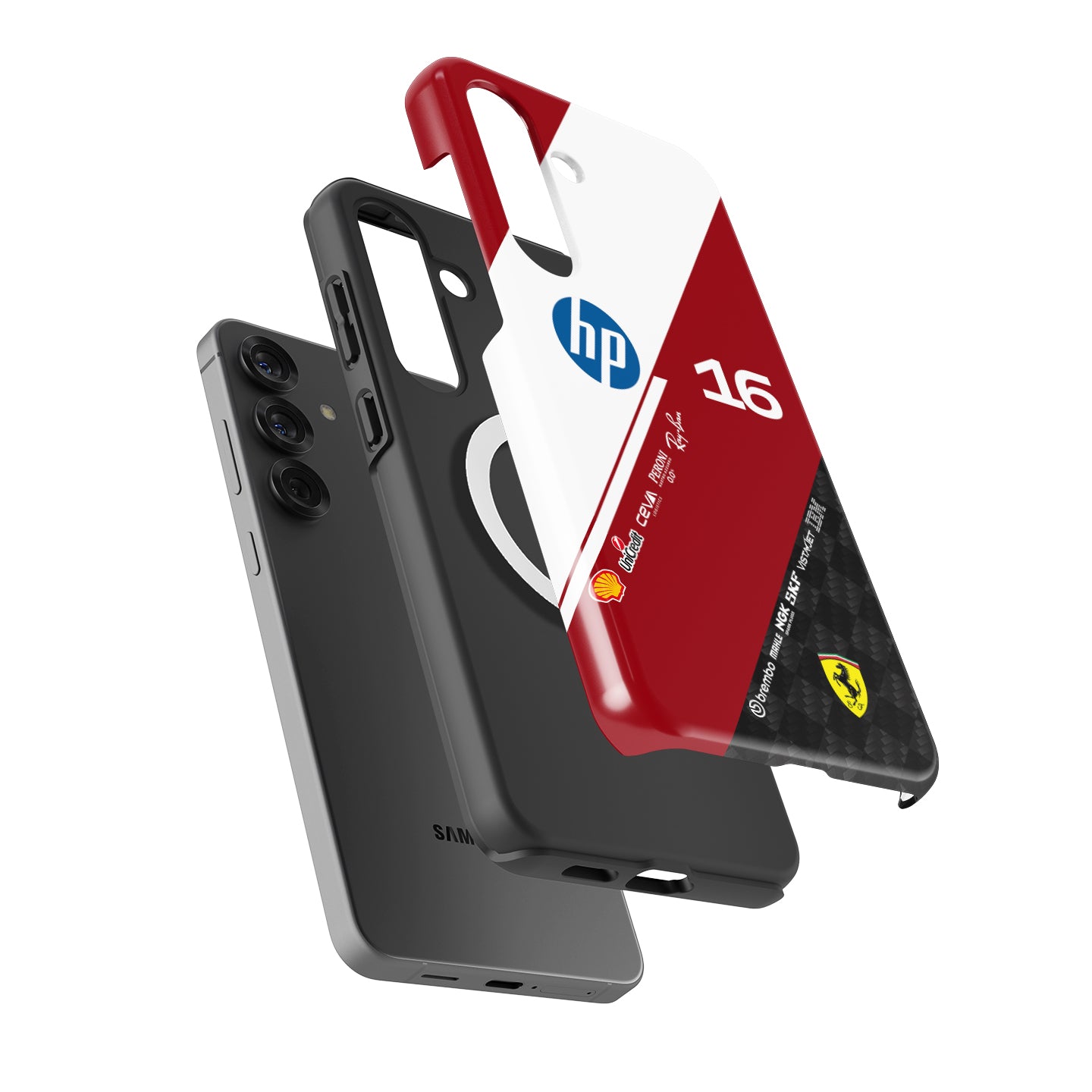 Charles Leclerc 2025 Livery Phone Case – Speed & Style Combined (Samsung Galaxy) | DIZZY CASE