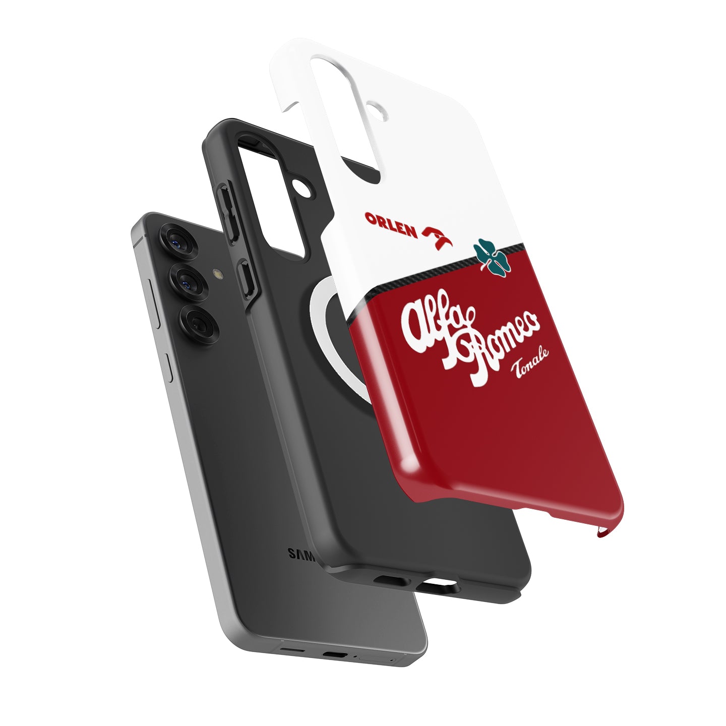 Funda para teléfono SAMSUNG con librea Alfa Romeo F1 C42