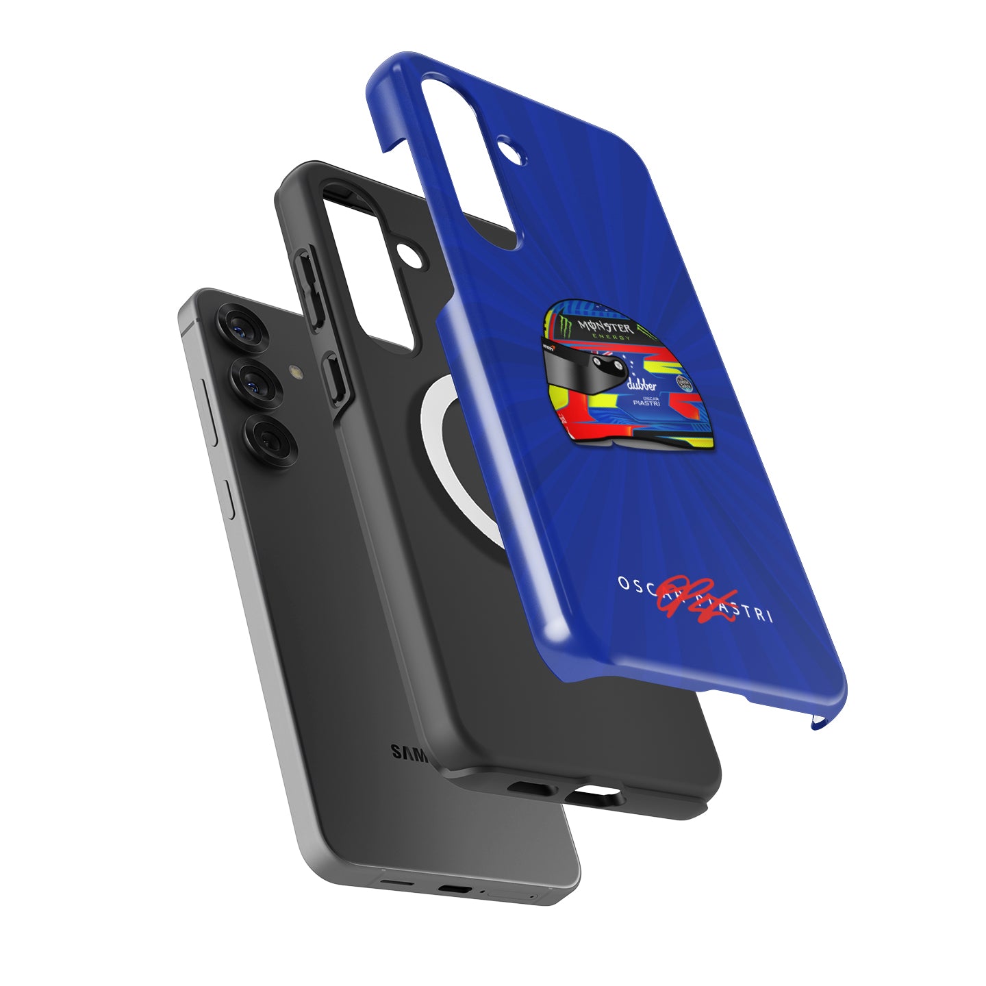 Étui Samsung édition casque Oscar Piastri 2024