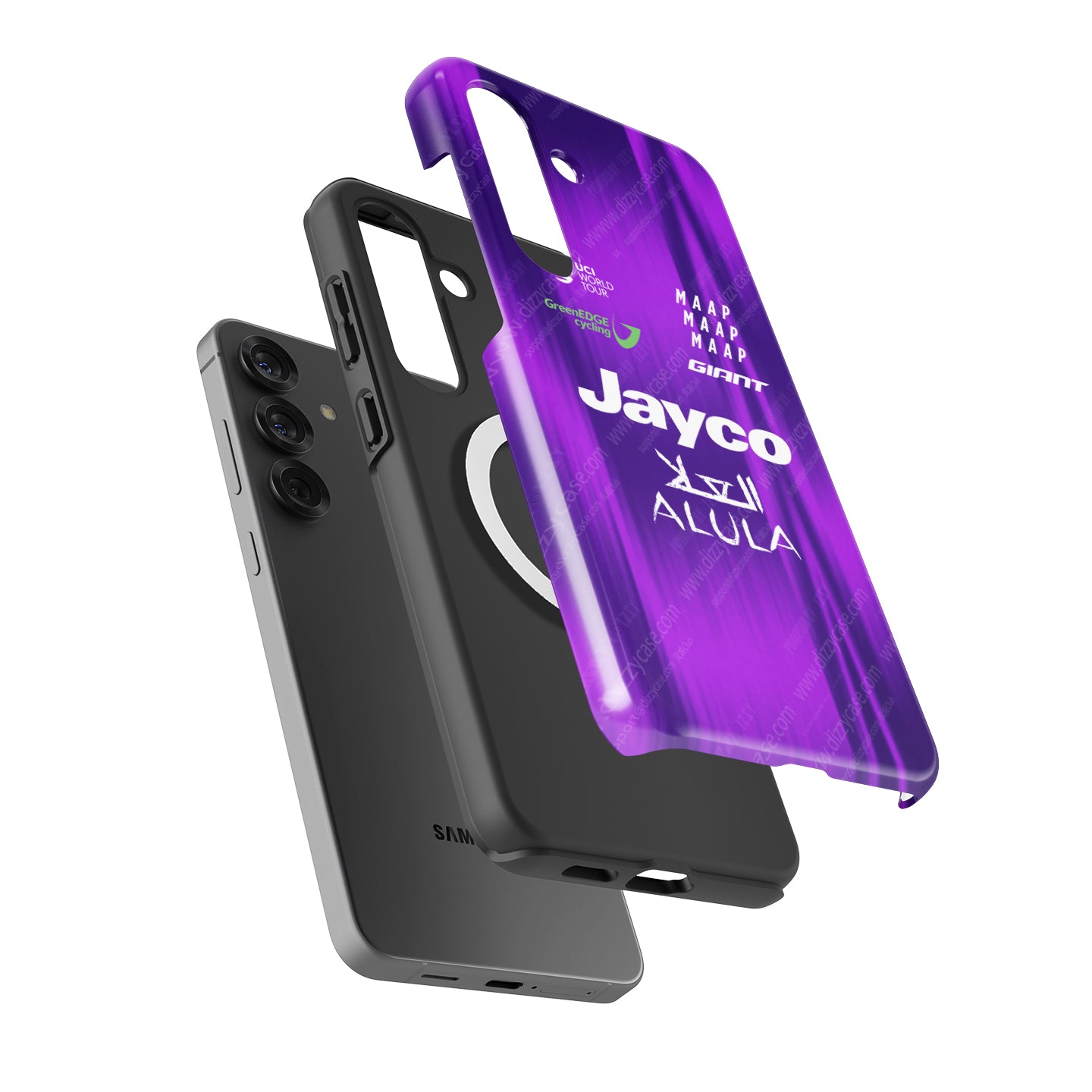 Team Jayco AlUla 2025 Jersey Phone Case – Ride the Purple Velocity (Samsung Galaxy)