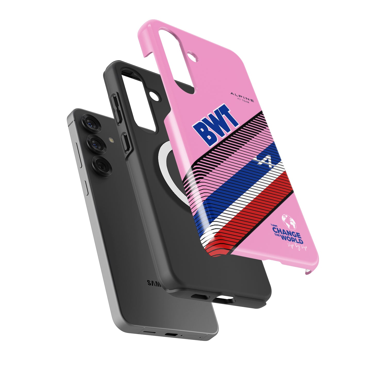 Alpine F1 Legacy Pink Livery Case for Samsung Models | DIZZY CASE