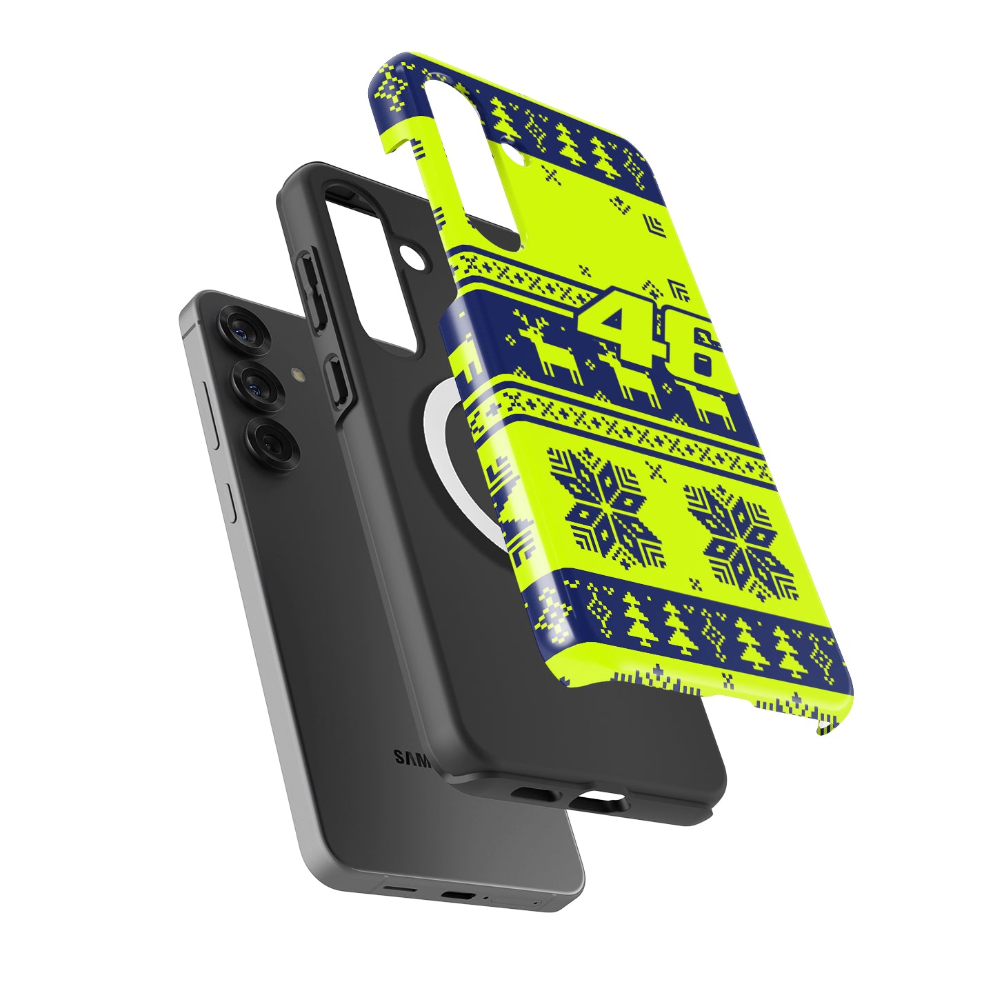 Valentino Rossi Winter Test 2015 "Woolly Hat" Helmet Livery Phone Case – Samsung Models | DIZZY CASE
