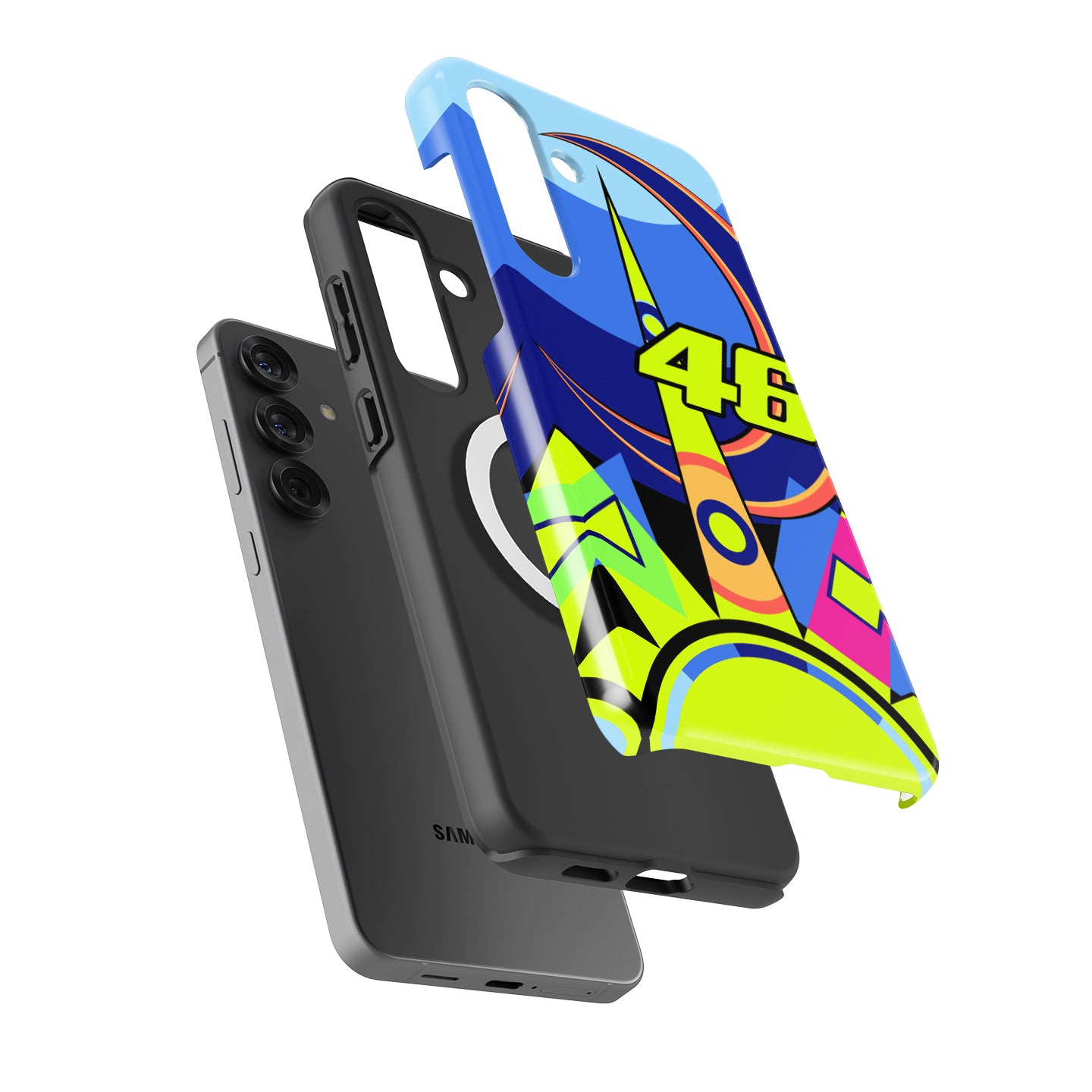 Valentino Rossi Sun And Moon 2016 Helmet Livery Phone Case - Samsung Models | DIZZY CASE