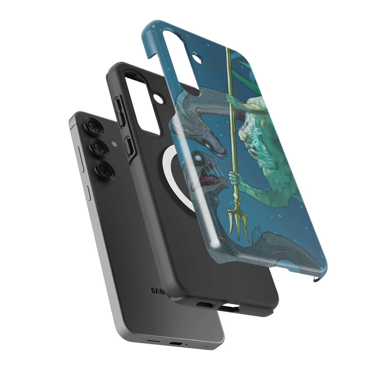 CSGO / CS2 - M4A4 | Poseidon Skin Phone Case - Samsung Models