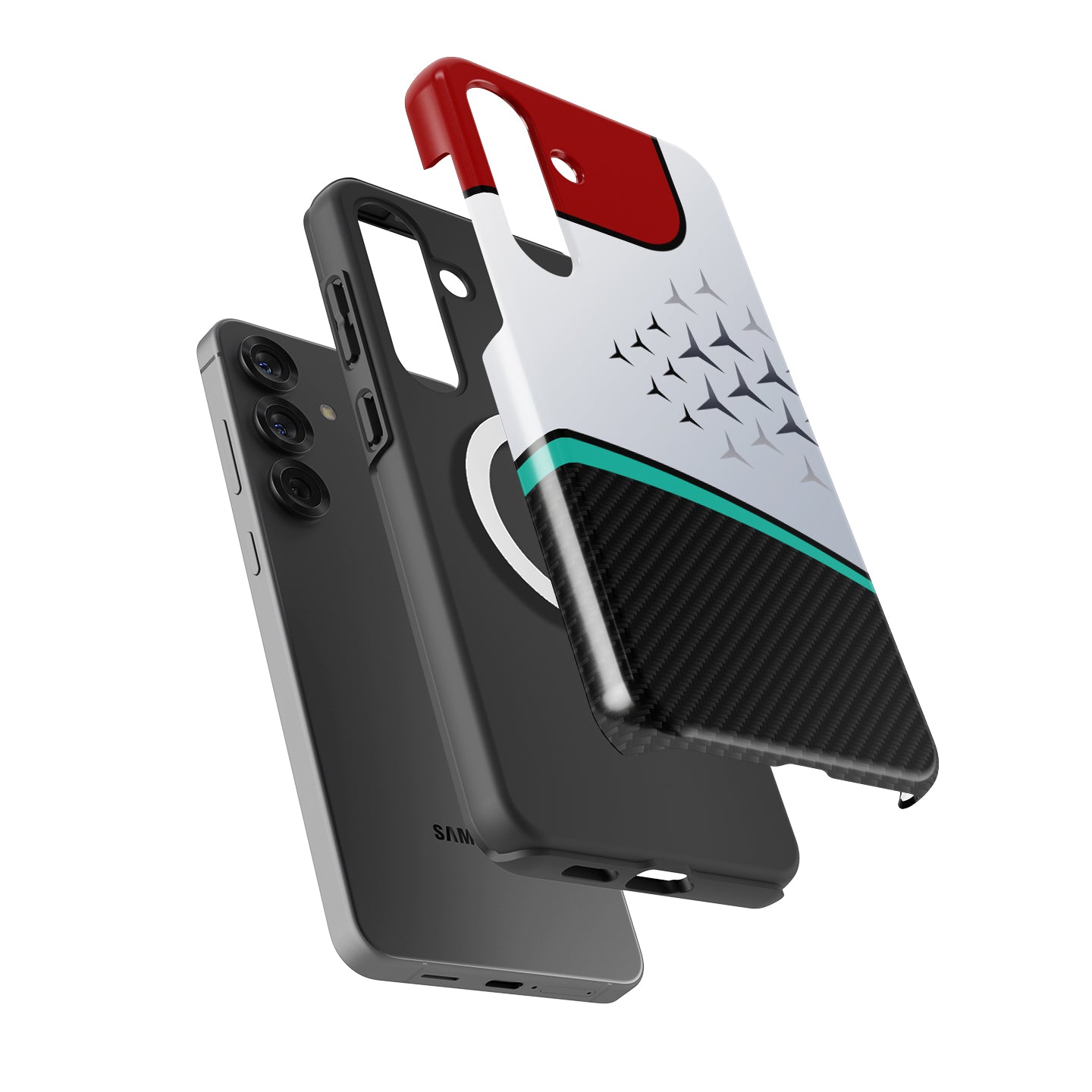 Mercedes W13 Livery Samsung Case - Snap & Tough Variants | DIZZY CASE