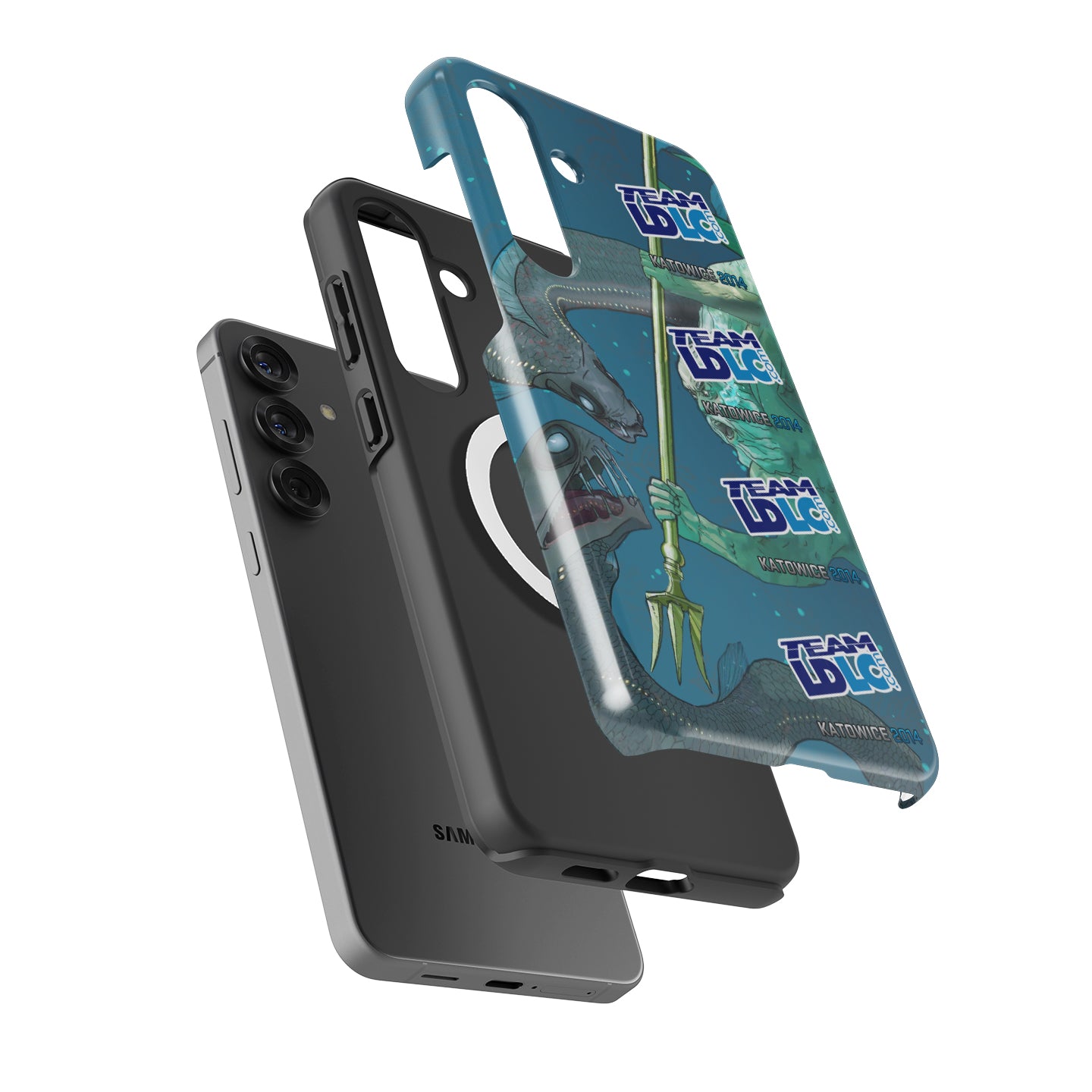 CSGO / CS2 - M4A4 | Poseidon Skin 4PCS Sticker | Team LDLC.com | Katowice 2014 Phone Case - Samsung Models