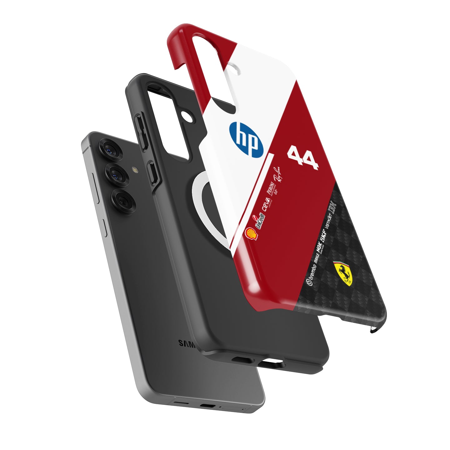 Lewis Hamilton 2025 Racing Livery Inspired Phone Case – Tribute Edition (Samsung Galaxy) | DIZZY CASE