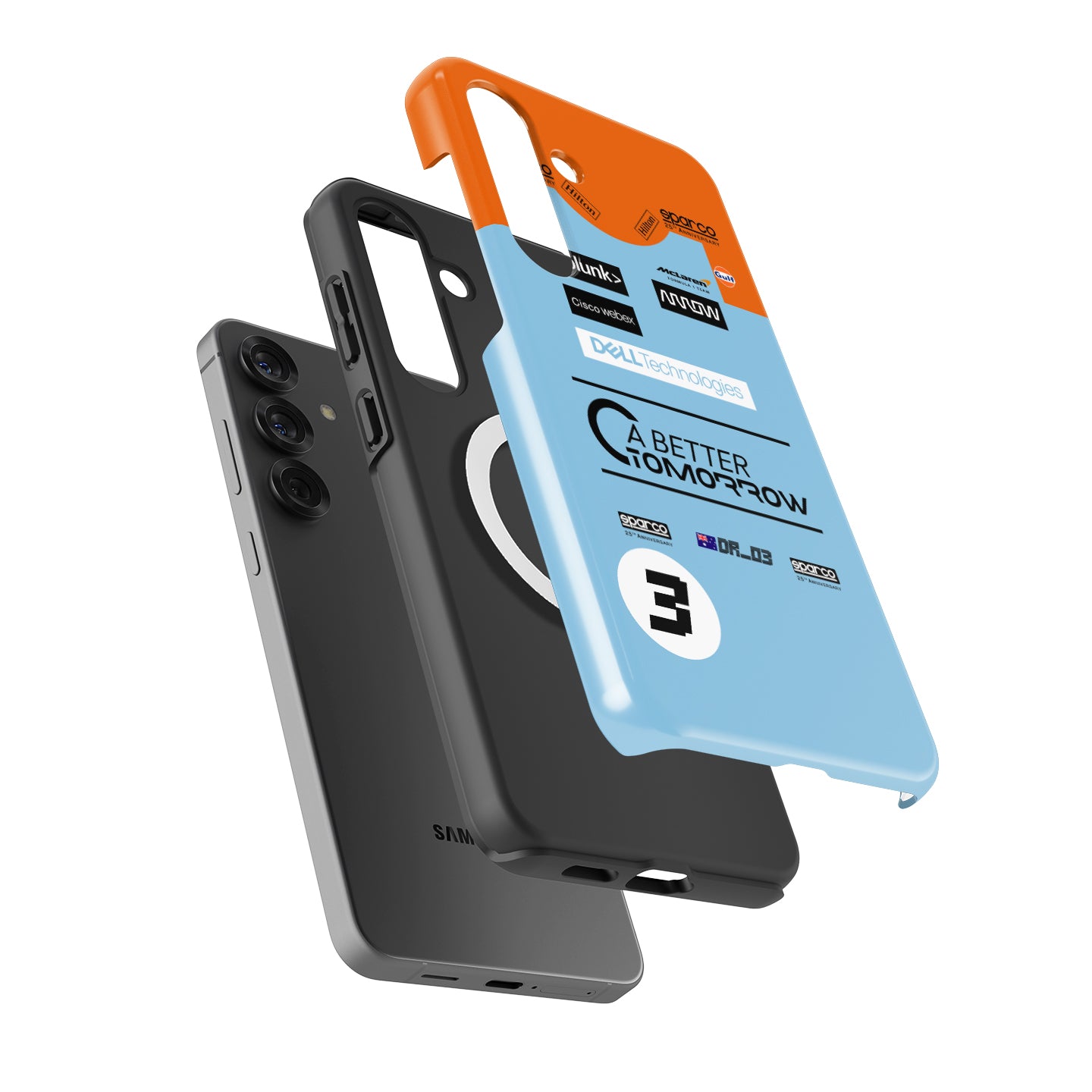 Ricciardo Gulf Livery Samsung Case - Sleek & Tough Protection | DIZZY CASE