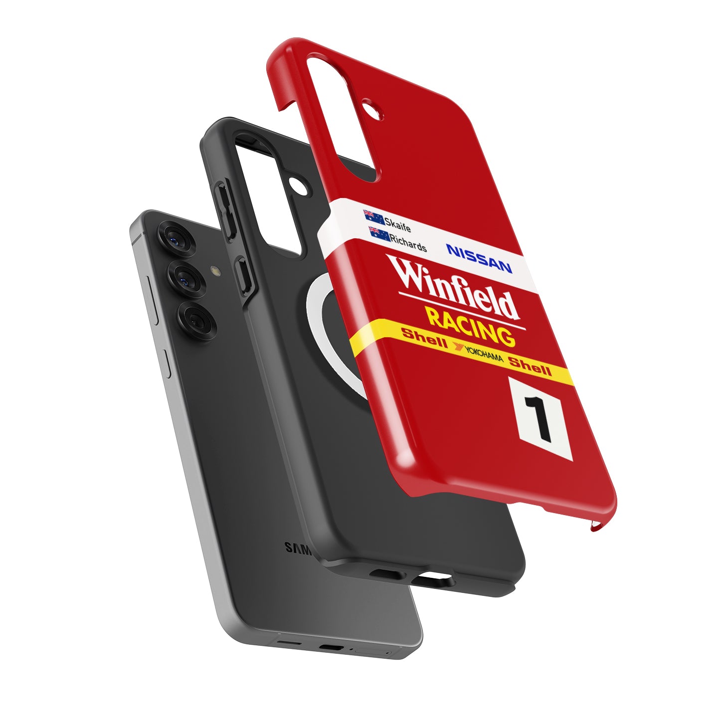 1992 Winfield Racing Nissan GT-R32 Livery Phone Case: Motorsport Style