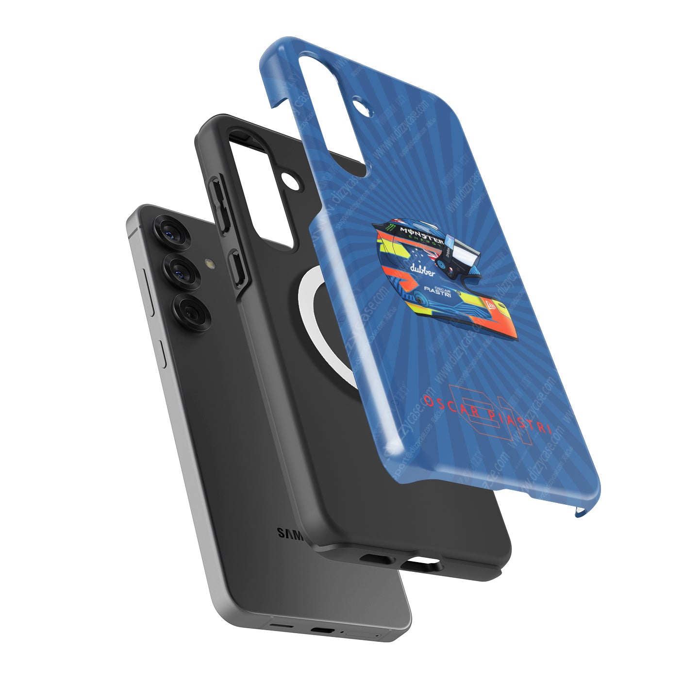 McLaren F1 Oscar Piastri 2024 Helmet Phone Case for Samsung | DIZZY CASE