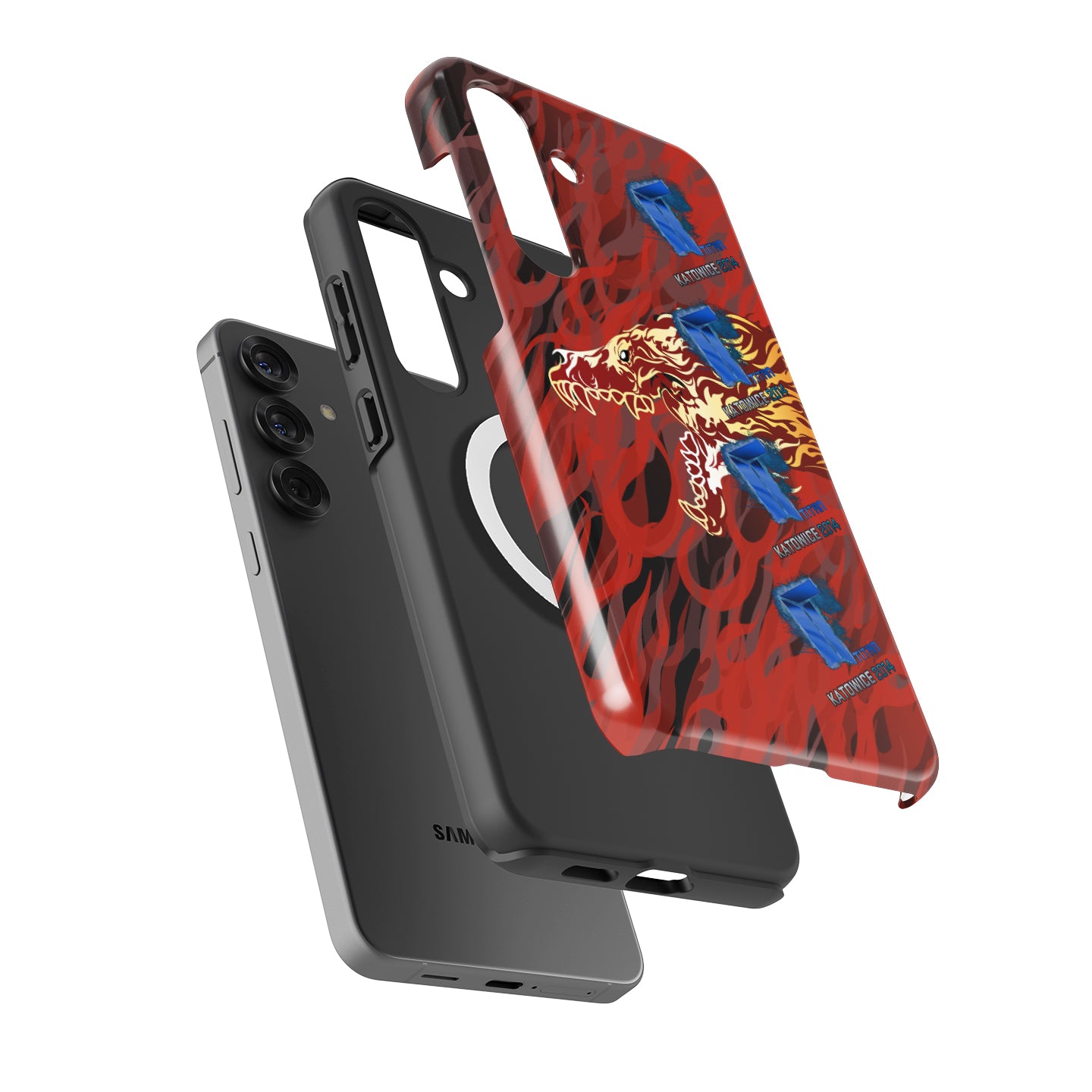 CS2 M4A4 Howl with Titan Holo Sticker Phone Case – Katowice 2014 Edition (For Samsung Galaxy)