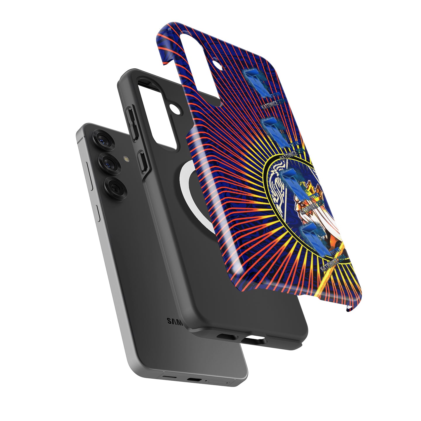 CSGO/CS2 Phone Case - M4A4 | The Emperor Skin with TITAN Stickers - Samsung Models