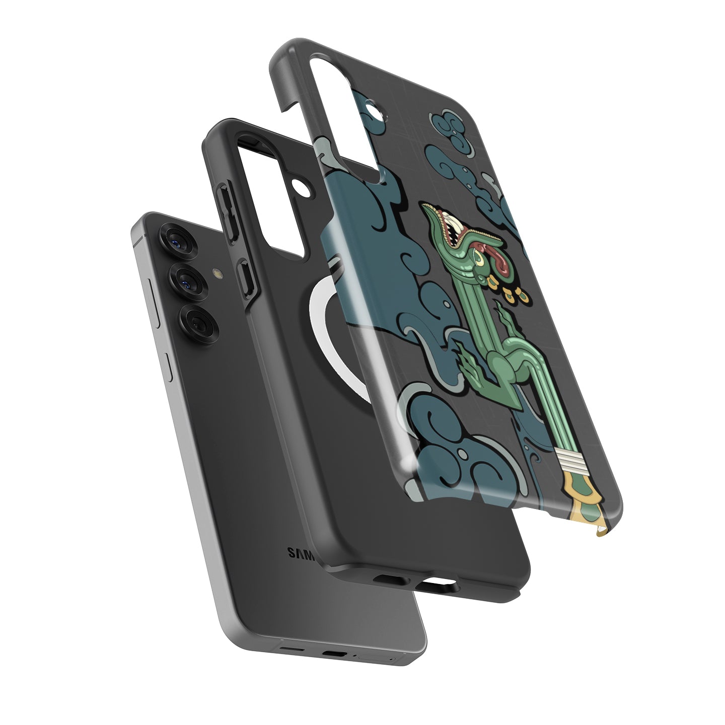 AK-47 Fire Serpent CS2 Skin Phone Case – Premium Protection for Samsung