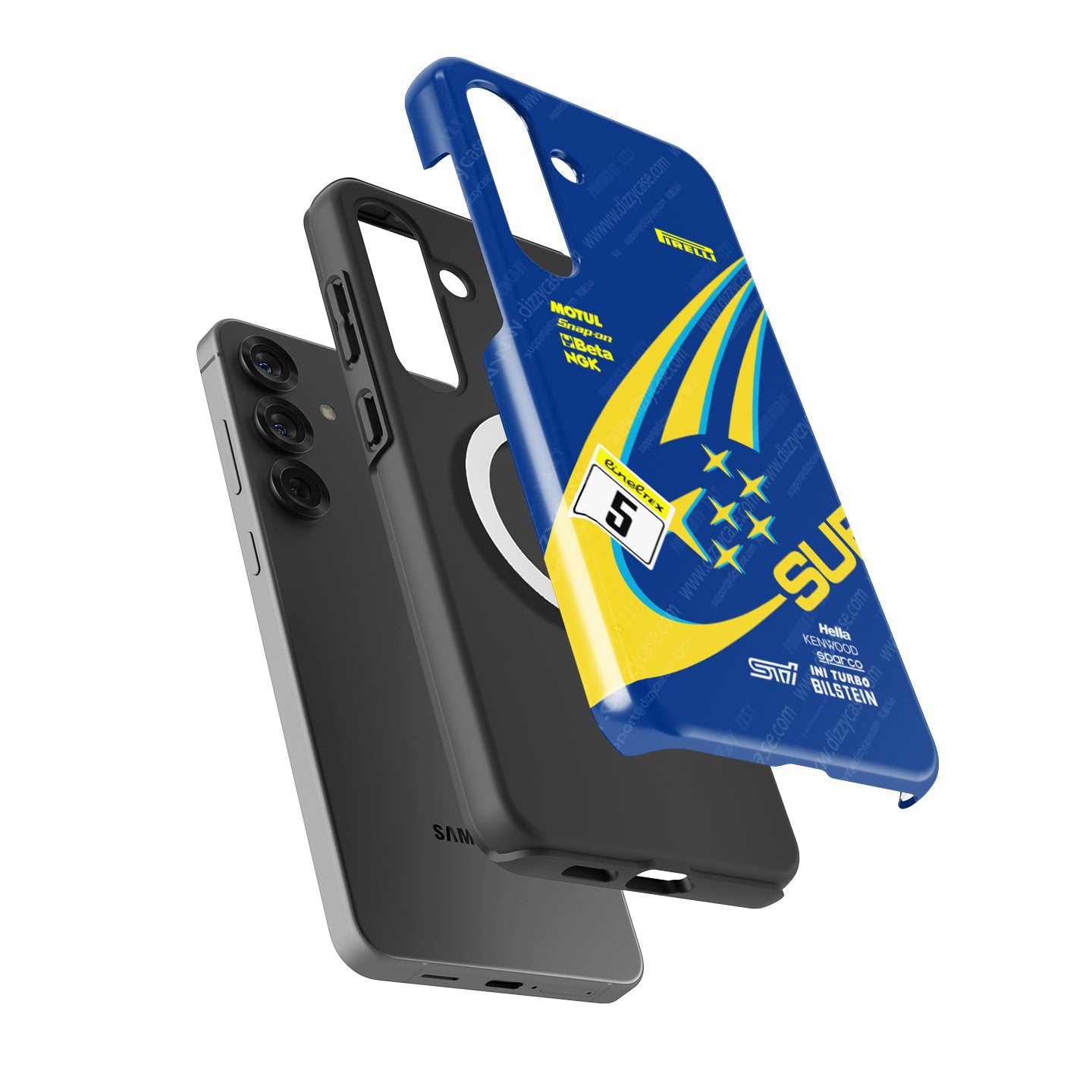 2001 Subaru Impreza S7 WRX STI Livery Phone Case - Rally Icon