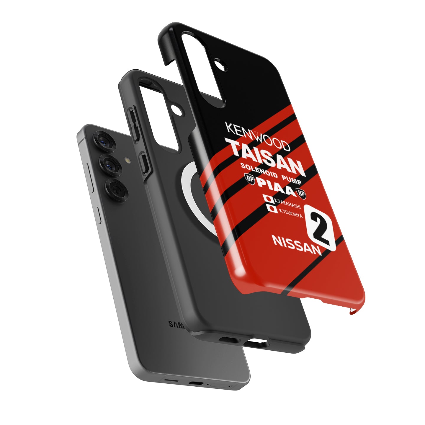 TAISAN BNR32 ADVAN GT-R Livery Phone Case: Bold Racing Style