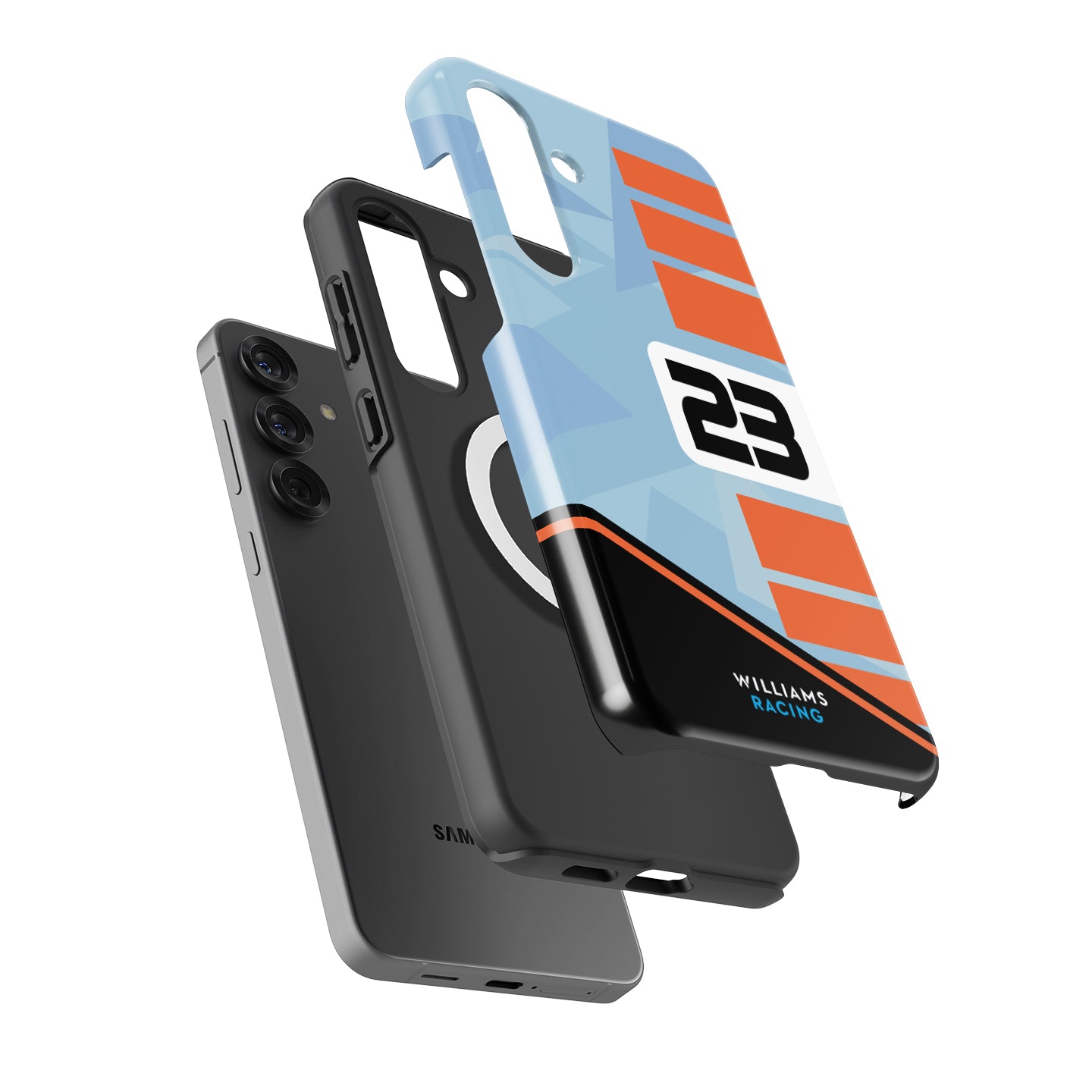 Williams Gulf Livery Alex Albon - Samsung Phone Case | DIZZY CASE