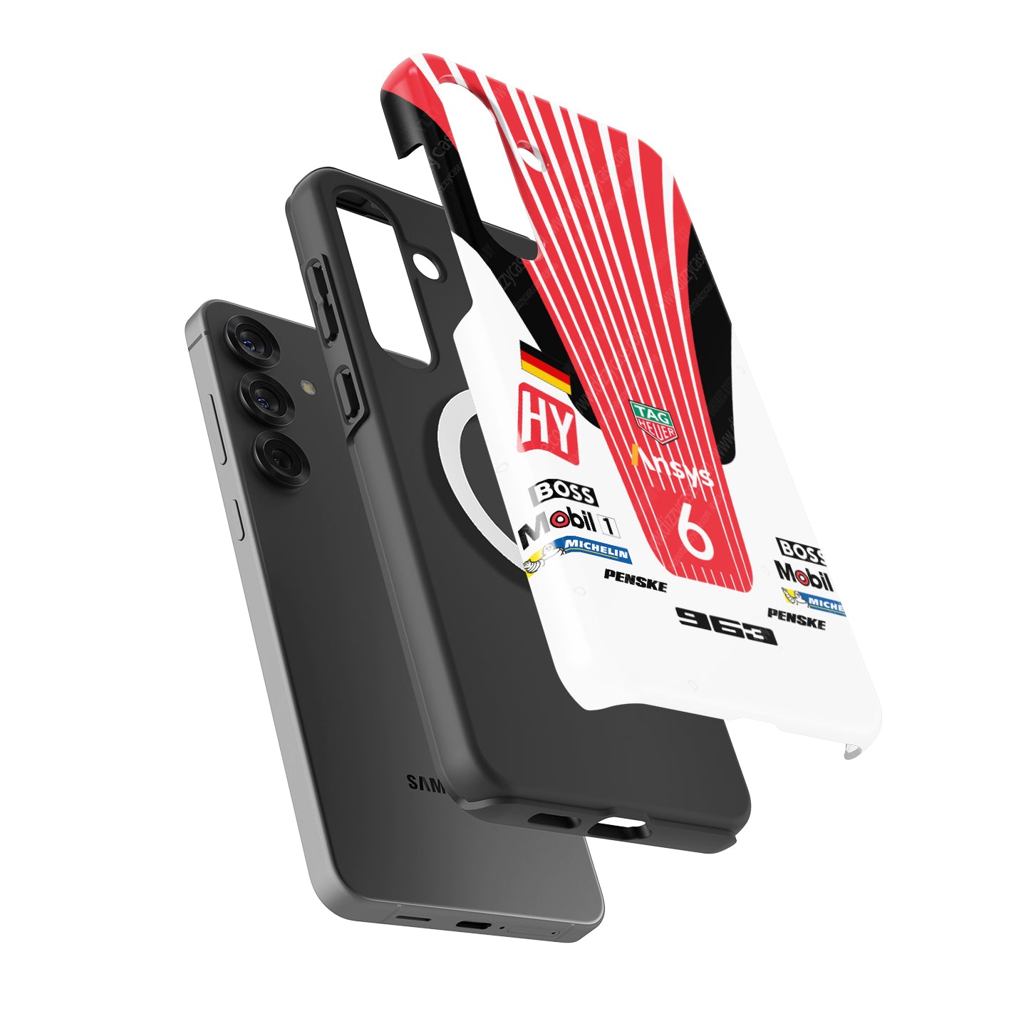 Porsche 963 LMDh No.6 Phone Case: Bold Racing Style & Protection