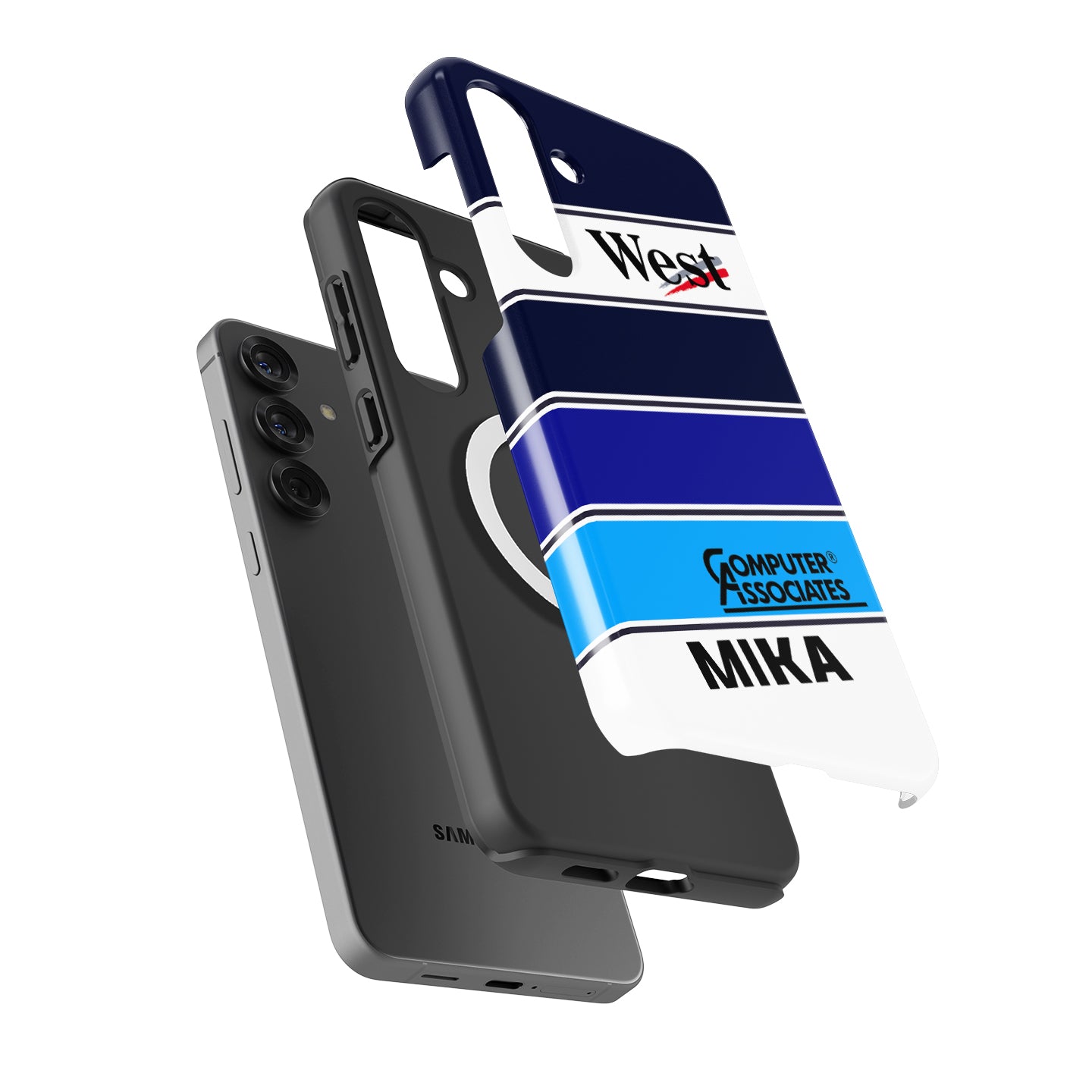 Samsung Galaxy F1 Case - Mika Häkkinen Helmet Design | DIZZY CASE