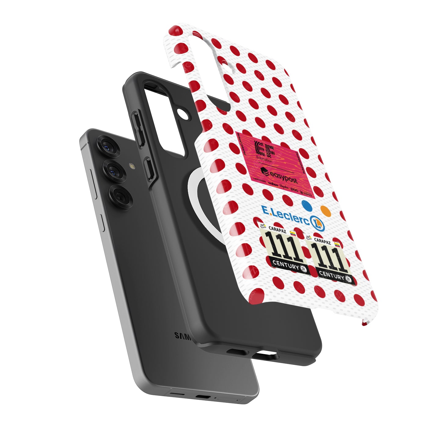 Richard Carapaz Polka Dot Jersey Phone Case: Peak Performance Protection