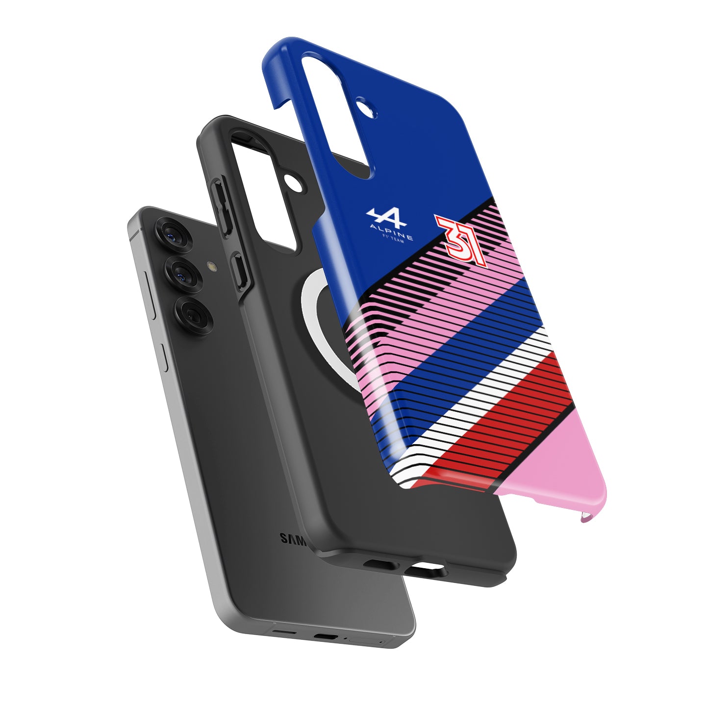 Racing Legacy: Esteban Ocon Alpine Samsung Galaxy Case | DIZZY CASE
