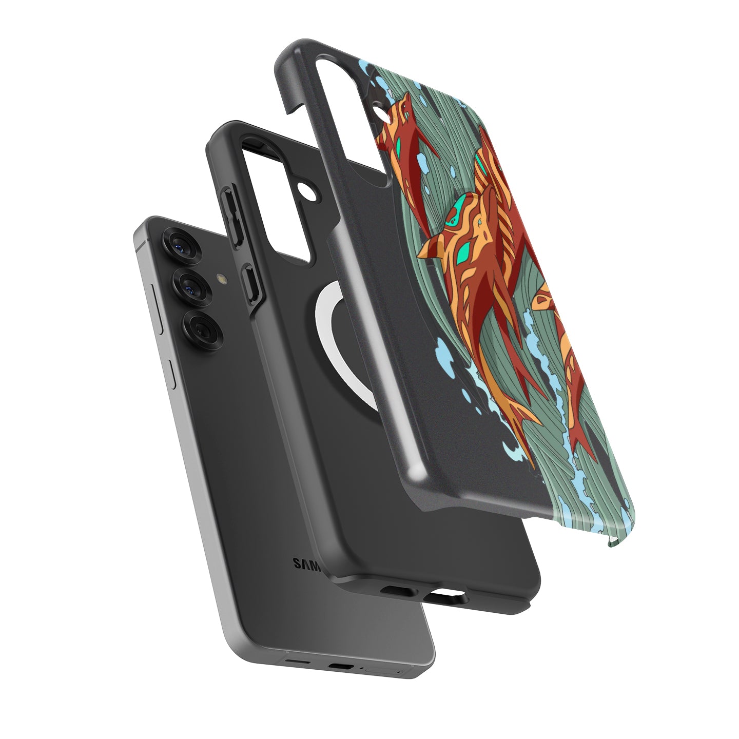 AK-47 Aquamarine Revenge Skin - Phone Case for Samsung & Other Models
