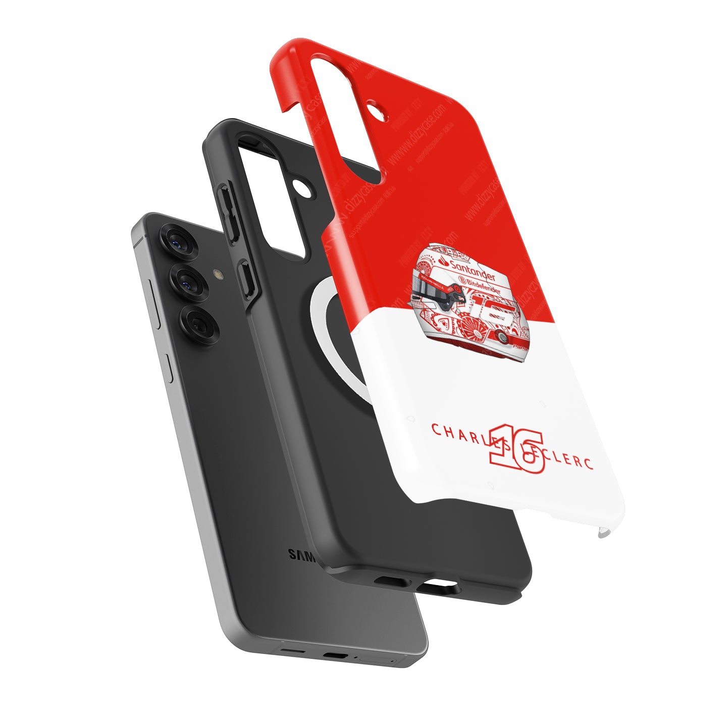 Charles Leclerc Mexico 2024 F1 "Día De Los Muertos" Helmet Phone Case - Samsung Models | DIZZY CASE