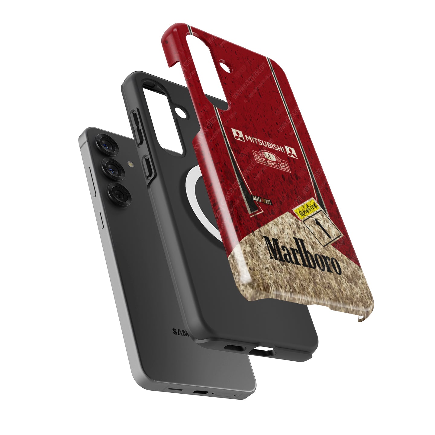 1999 Mitsubishi Lancer Evolution VI #1 Tommi Makinen - Risto Mannisenmaki Ganador del Rally de Nueva Zelanda (1999) Decoración de barro de SAMSUNG PHONE Case