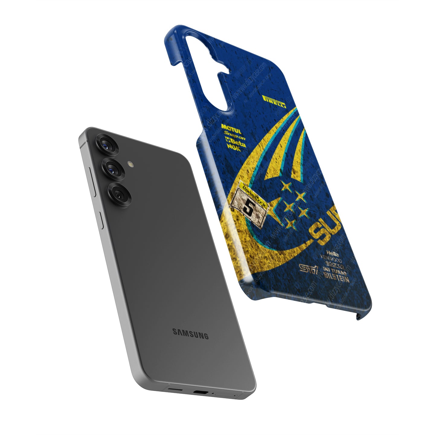 2001 Subaru Impreza S7 WRC Mud Livery Phone Case - Rally Heritage