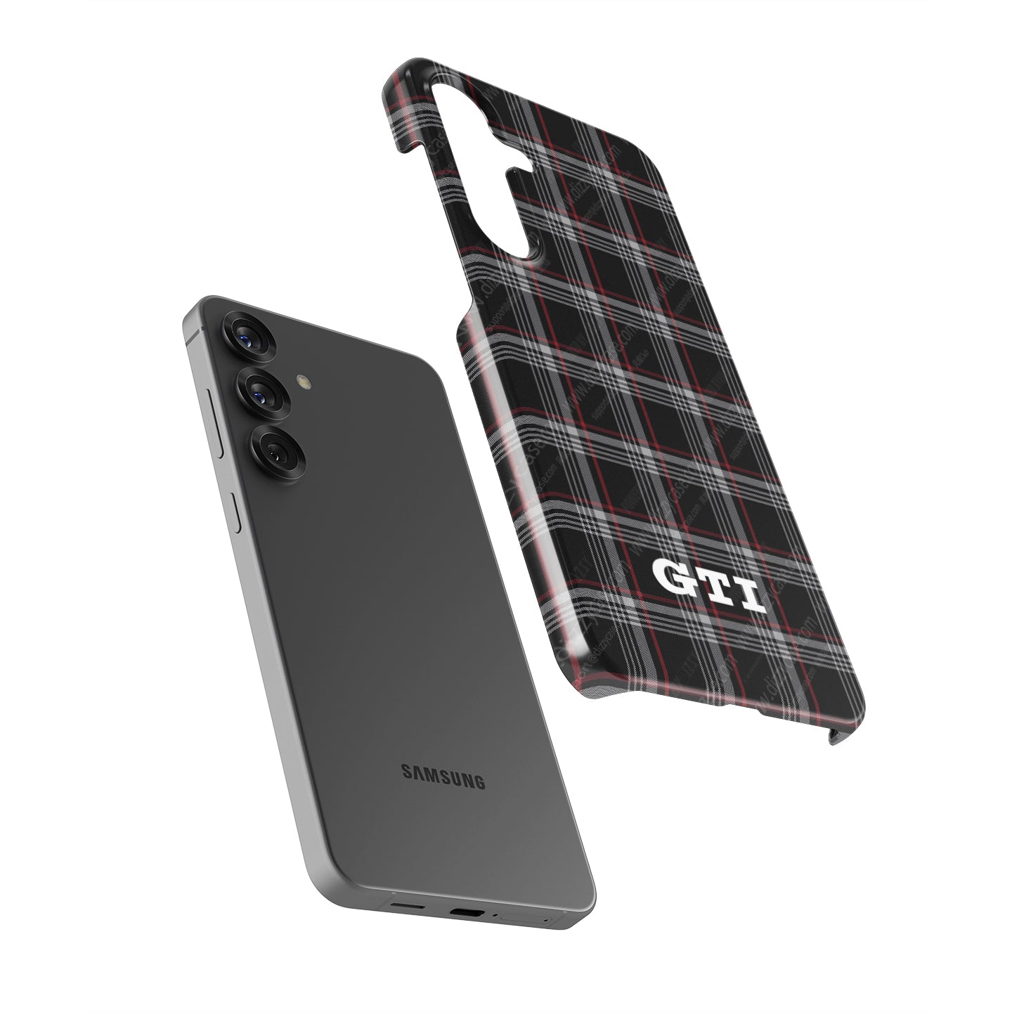 Iconic VW Golf GTI Seat Tartan Phone Case