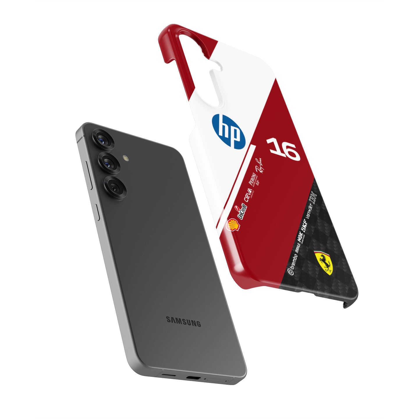 Charles Leclerc 2025 Livery Phone Case – Speed & Style Combined (Samsung Galaxy) | DIZZY CASE