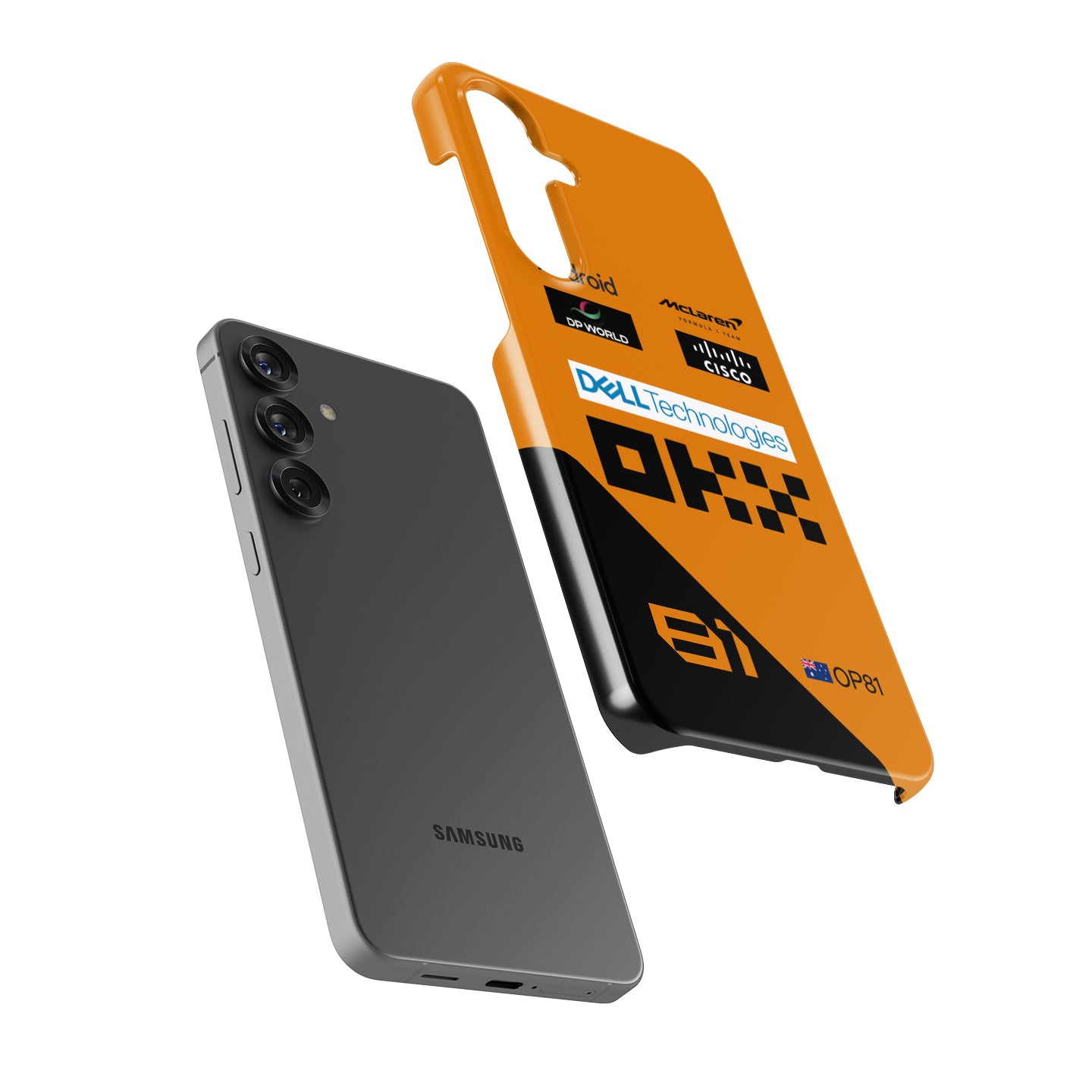 McLaren MCL38 2024 Livery - Oscar Piastri Samsung Phone Case | DIZZY CASE