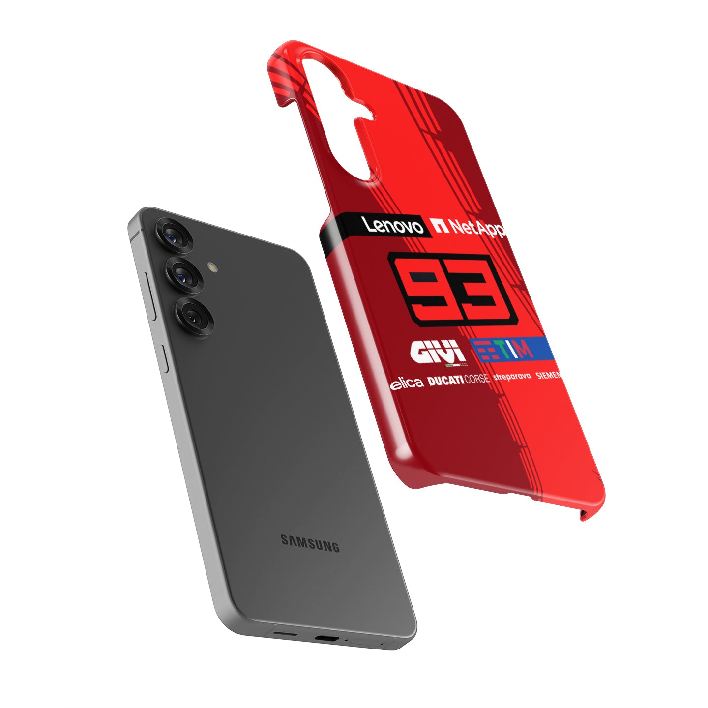 Marc Márquez 93 Ducati Racing Phone Case – MotoGP Inspired Design for Samsung | DIZZY CASE