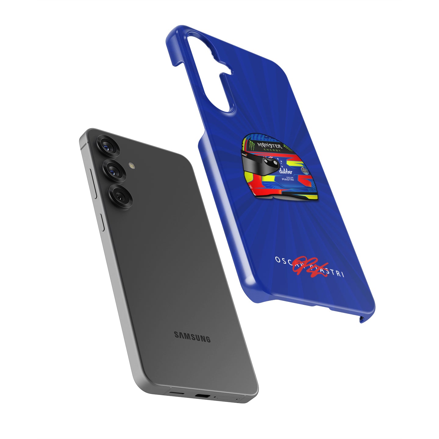 Étui Samsung édition casque Oscar Piastri 2024