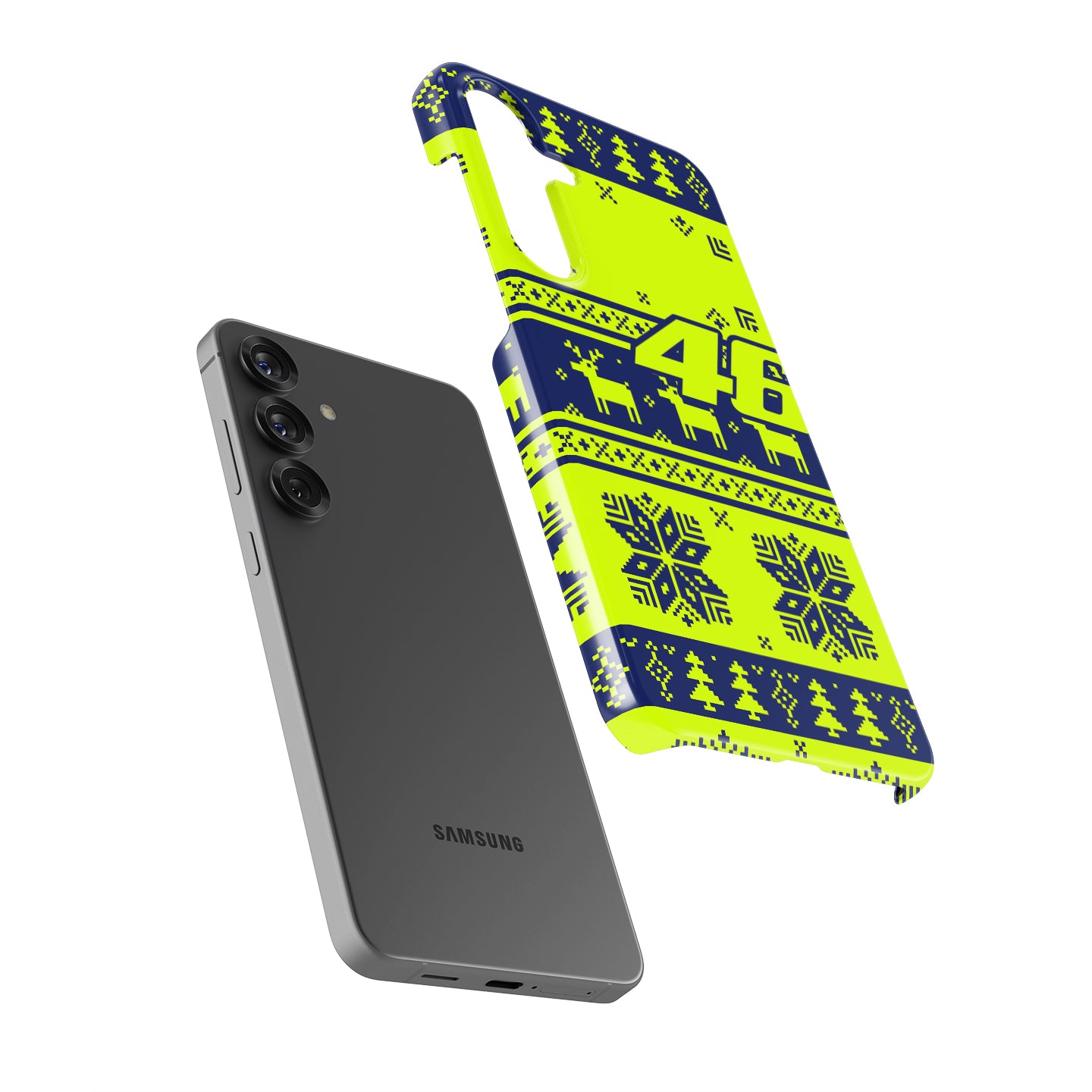 Valentino Rossi Winter Test 2015 "Woolly Hat" Helmet Livery Phone Case – Samsung Models | DIZZY CASE
