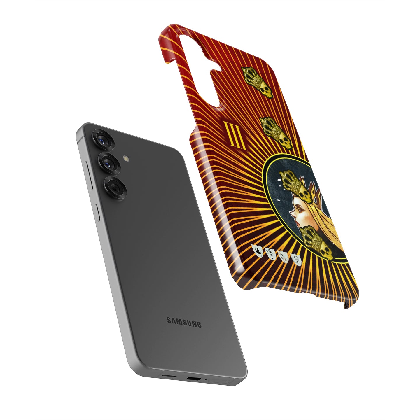 CSGO/CS2 AK-47 | The Empress + 4x Sticker | Crown (Foil) Phone Case - Samsung Models