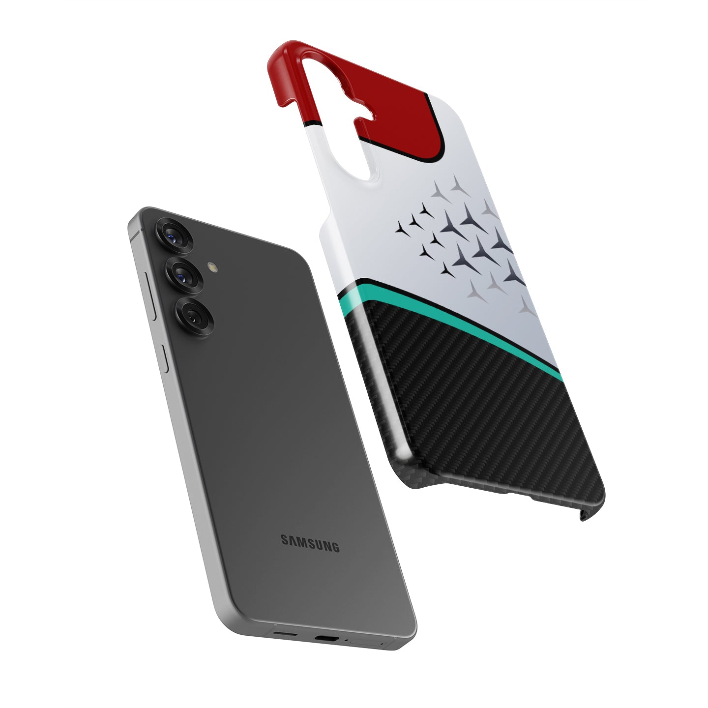 Mercedes W13 Livery Samsung Case - Snap & Tough Variants | DIZZY CASE