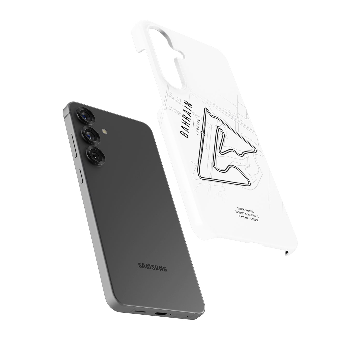Sleek Snap Case with Bahrain GP Map for Samsung Galaxy | DIZZY CASE