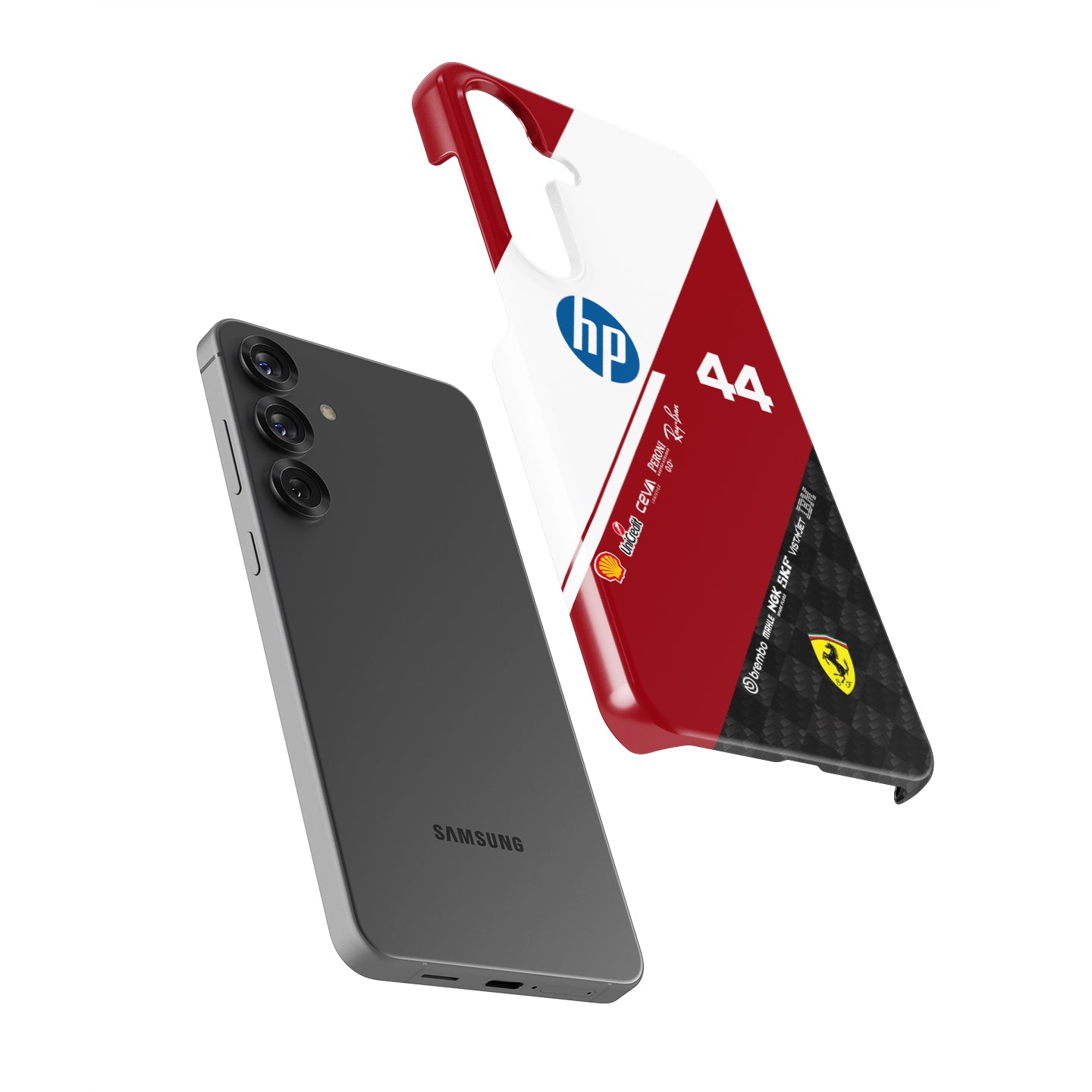 Lewis Hamilton 2025 Racing Livery Inspired Phone Case – Tribute Edition (Samsung Galaxy) | DIZZY CASE