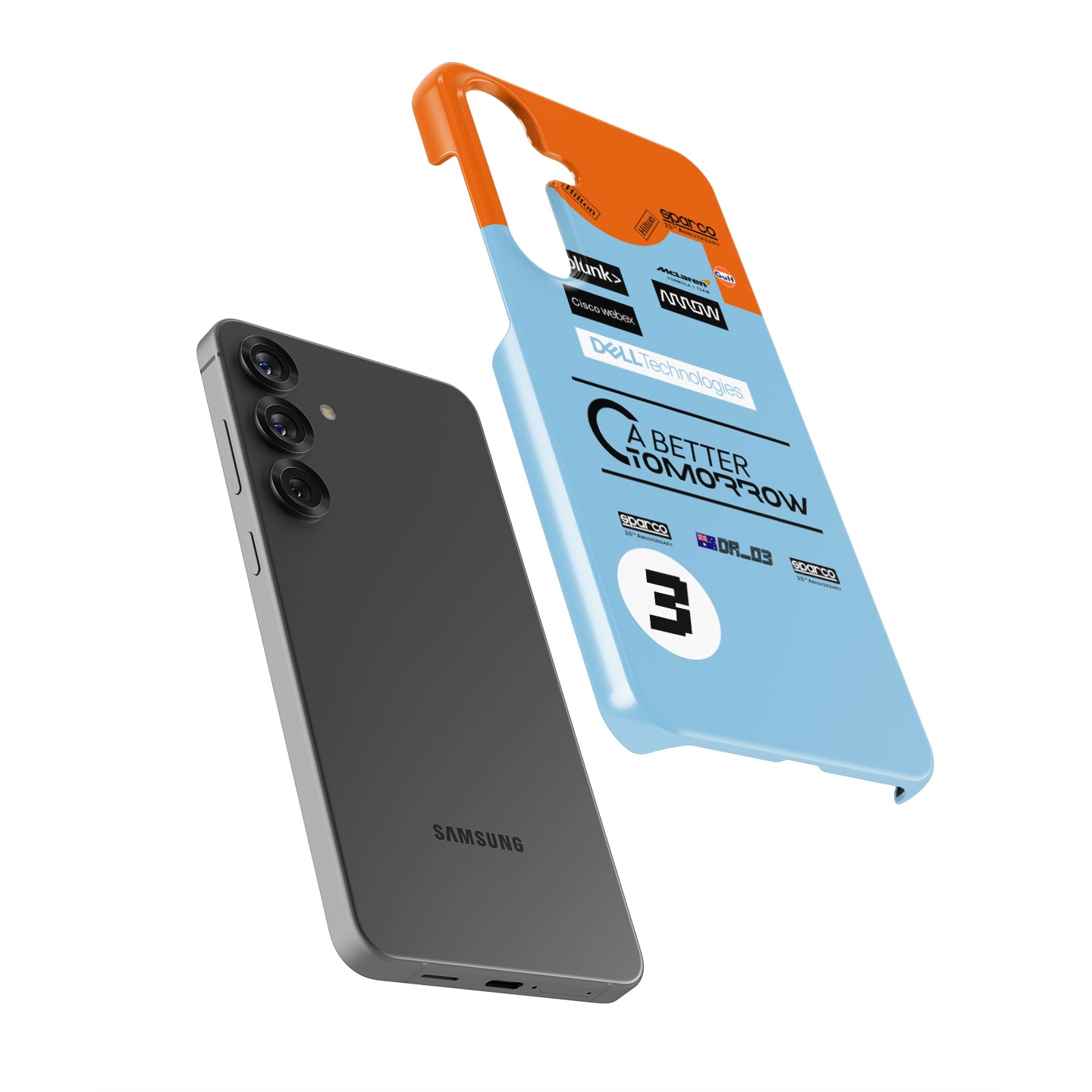 Ricciardo Gulf Livery Samsung Case - Sleek & Tough Protection | DIZZY CASE