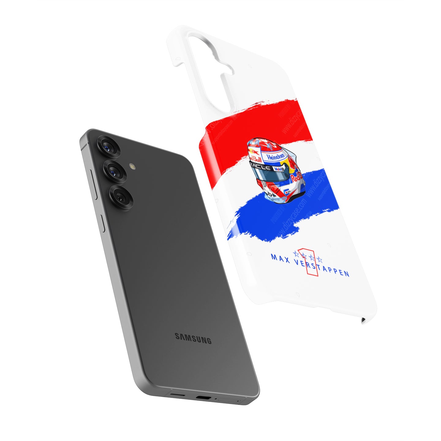 Max Verstappen 2025 Helmet Phone Case – Dutch Heritage F1 Design for Samsung Galaxy | DIZZY CASE