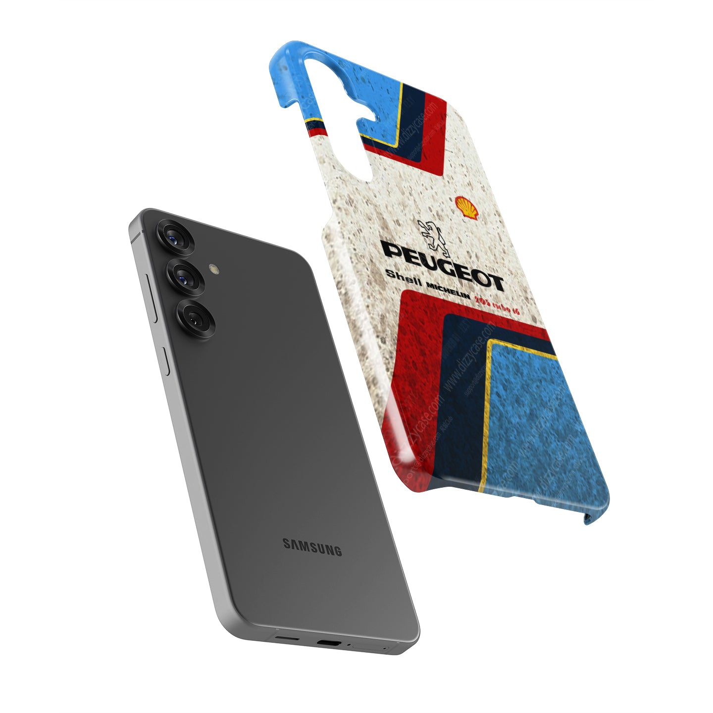 1985 Peugeot 205 T16 Rally Livery Phone Case - Iconic Rally Design | DIZZY CASE