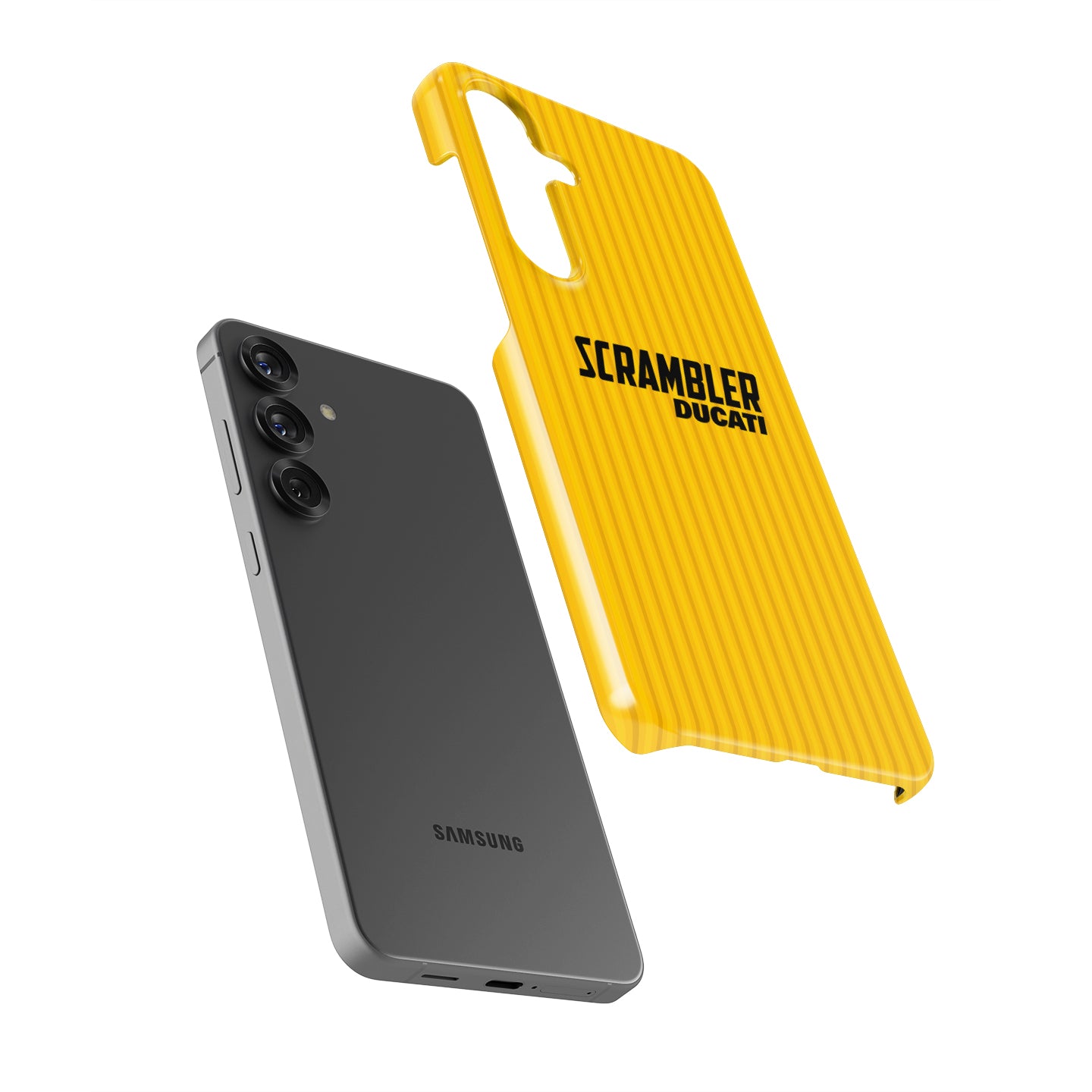 Scrambler Ducati Yellow Livery Phone Case: Sleek Style, Tough Protection