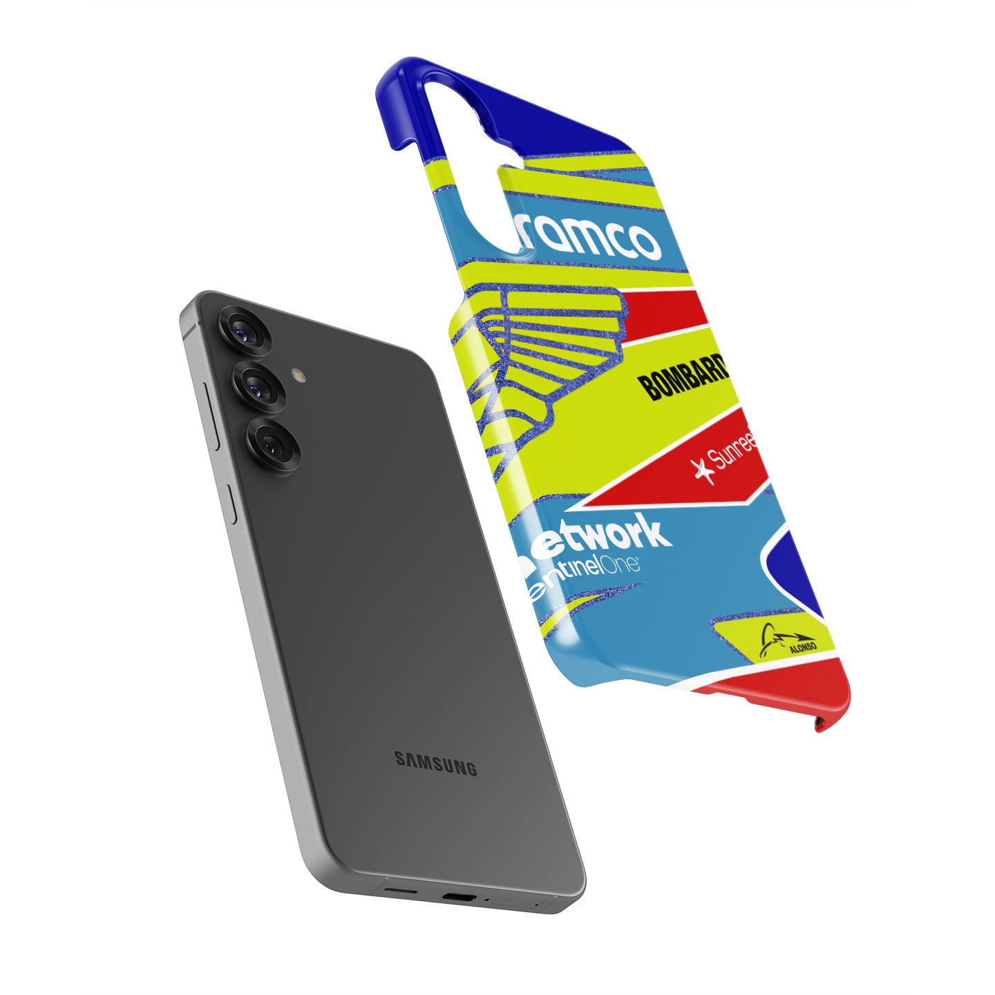 Fernando Alonso 2023 F1 Helmet Phone Case - Samsung Models | DIZZY CASE