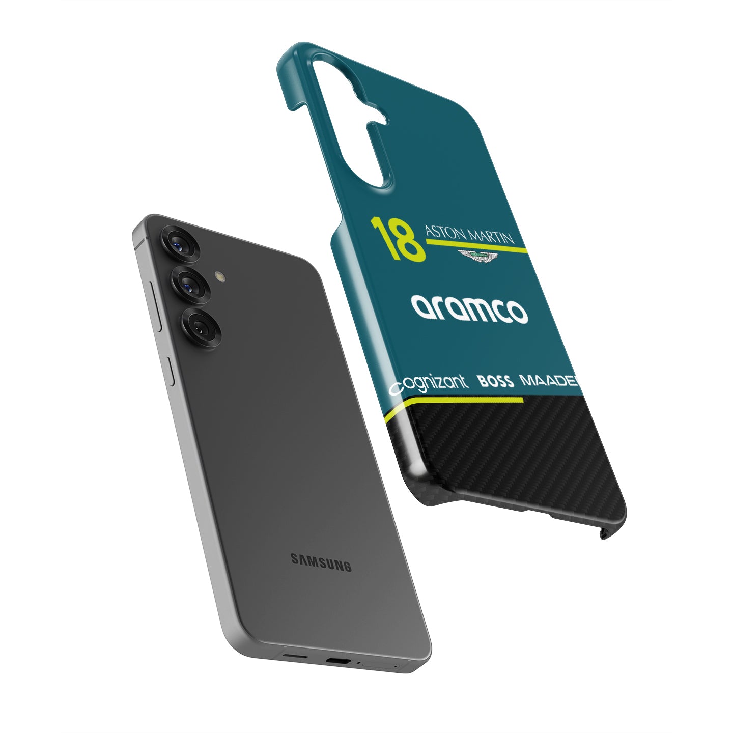 Aston Martin AMR25 Lance Stroll Phone Case – LS18 Edition (For Samsung Galaxy) | DIZZY CASE