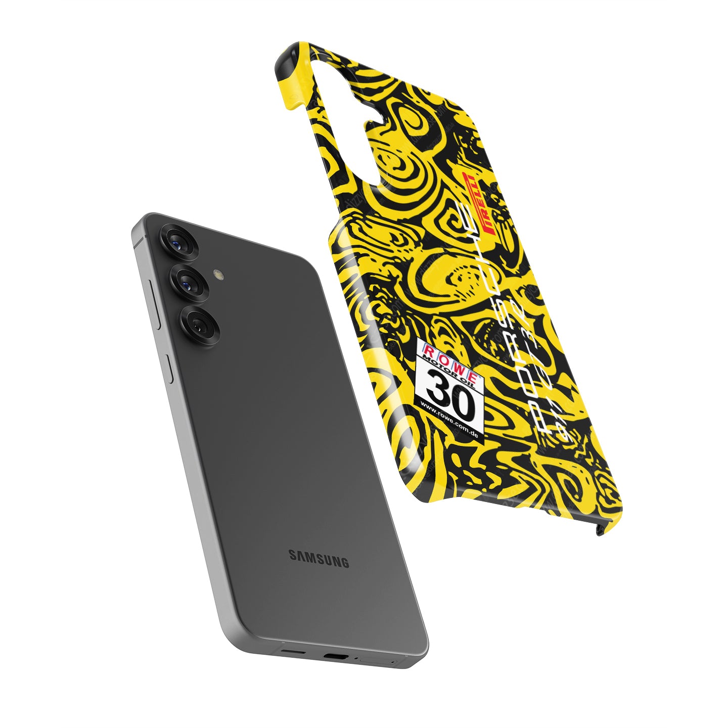 Dinamic Motorsport Porsche 911 GT3R Phone Case: Bold Camouflage & Protection