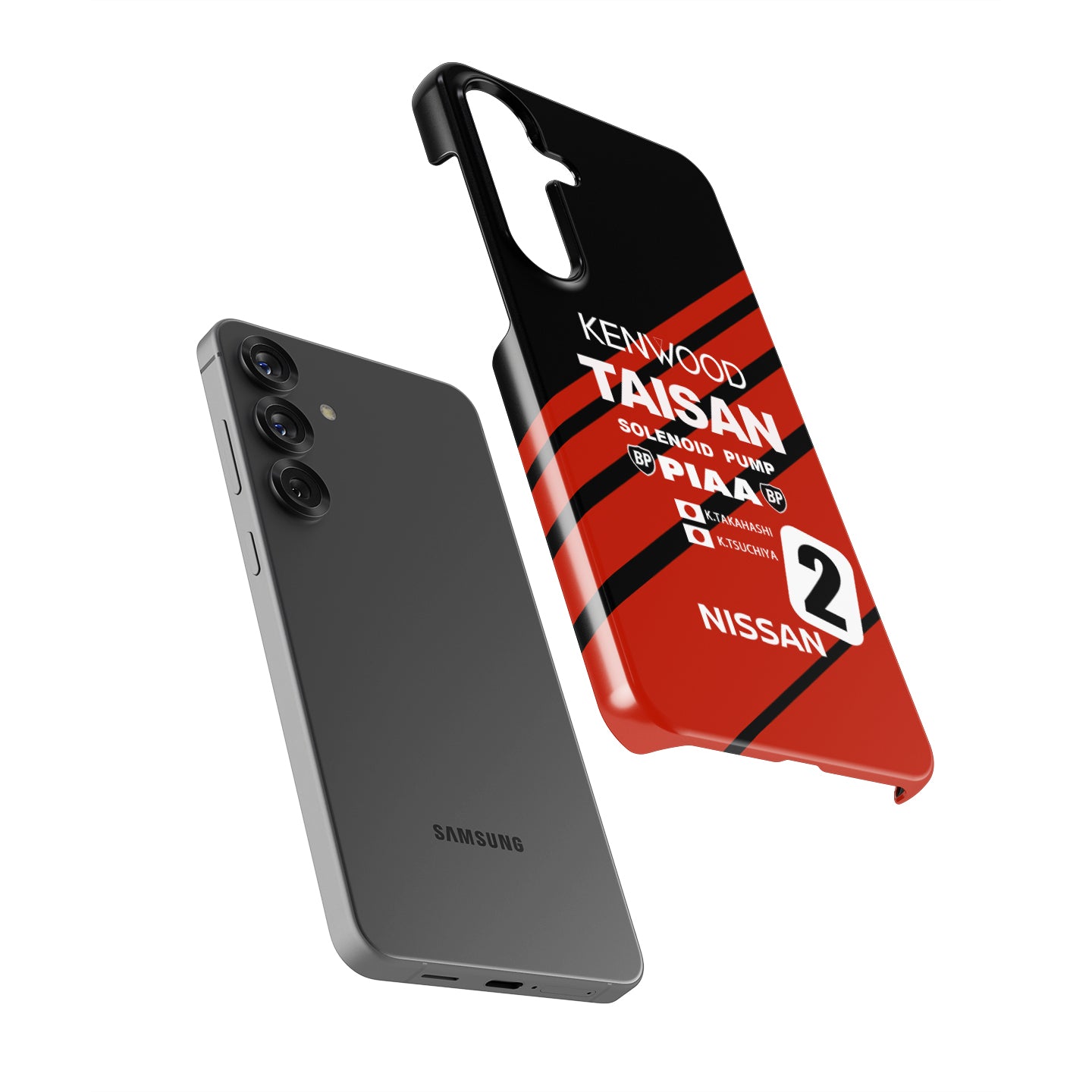 TAISAN BNR32 ADVAN GT-R Livery Phone Case: Bold Racing Style