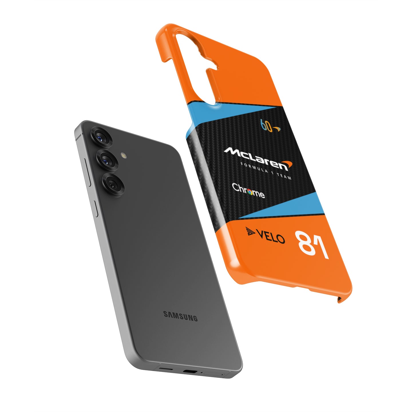 Iconic Piastri MCL60 Livery Case – Samsung-Compatible | DIZZY CASE