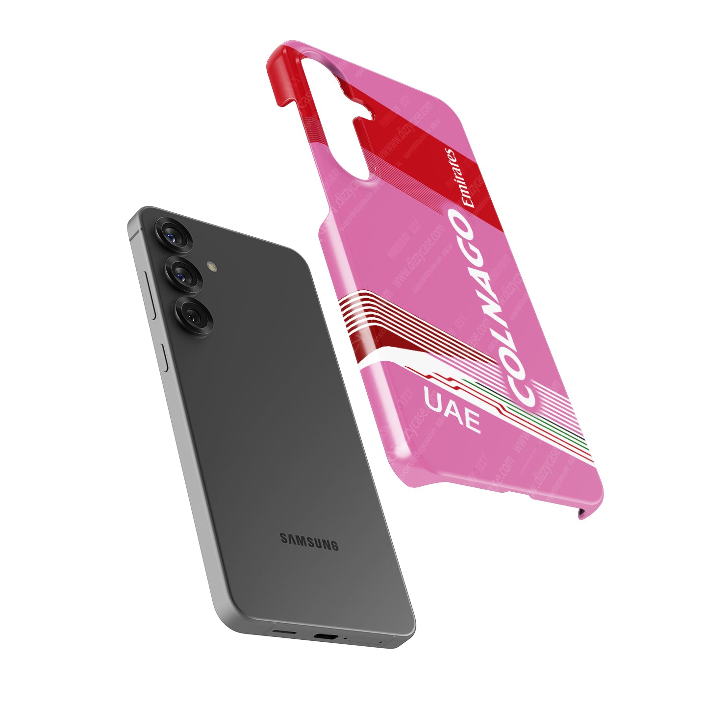 Tadej Pogačar 2024 Giro d’Italia Pink Bike Livery Phone Case – Colnago V4Rs Tribute (for Samsung) | DIZZY CASE