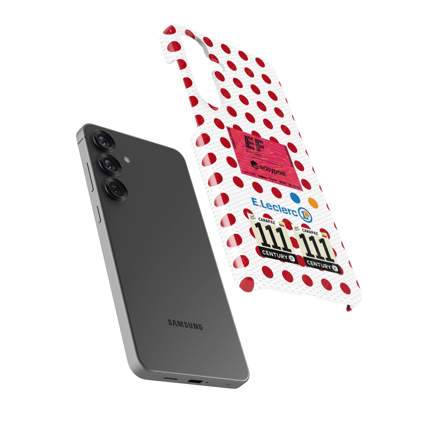 Richard Carapaz Polka Dot Jersey Phone Case: Peak Performance Protection