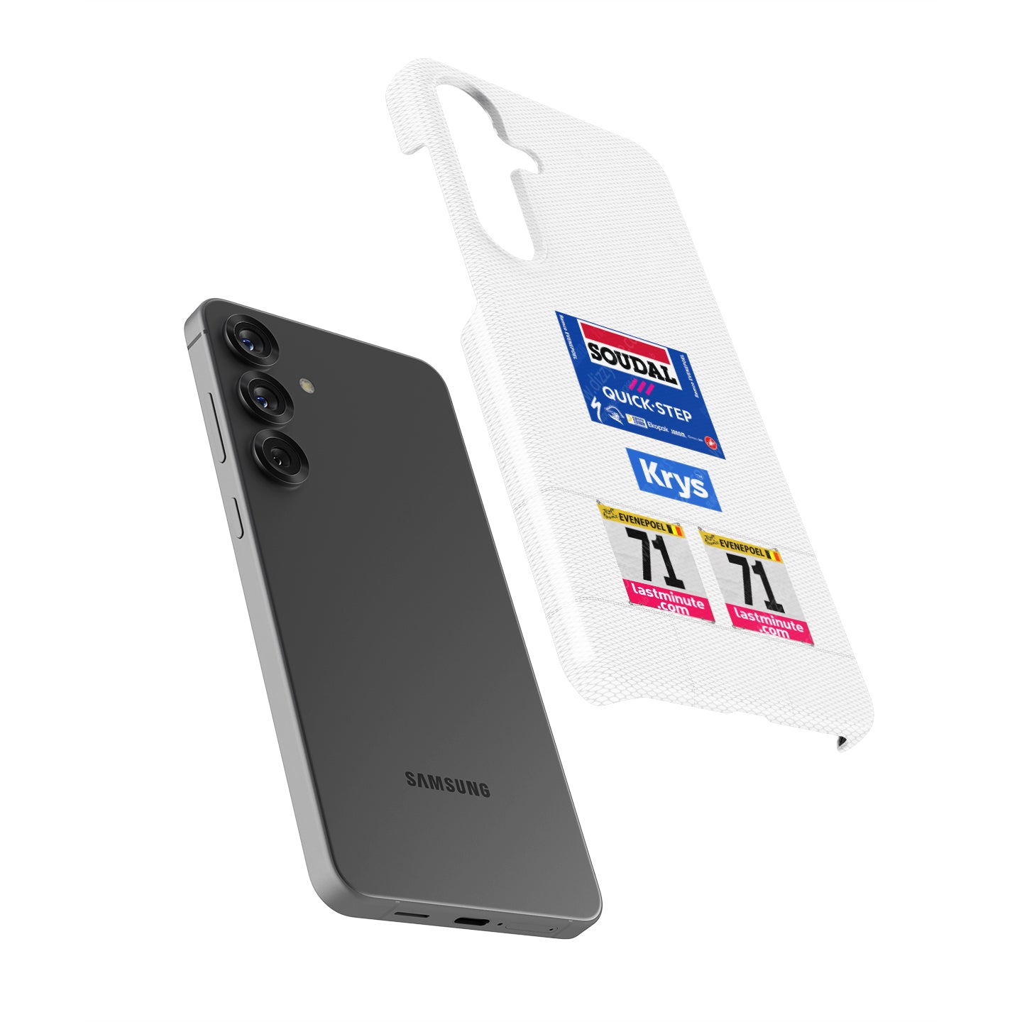 Remco Evenepoel White Jersey Phone Case: Style Meets Protection | DIZZY CASE